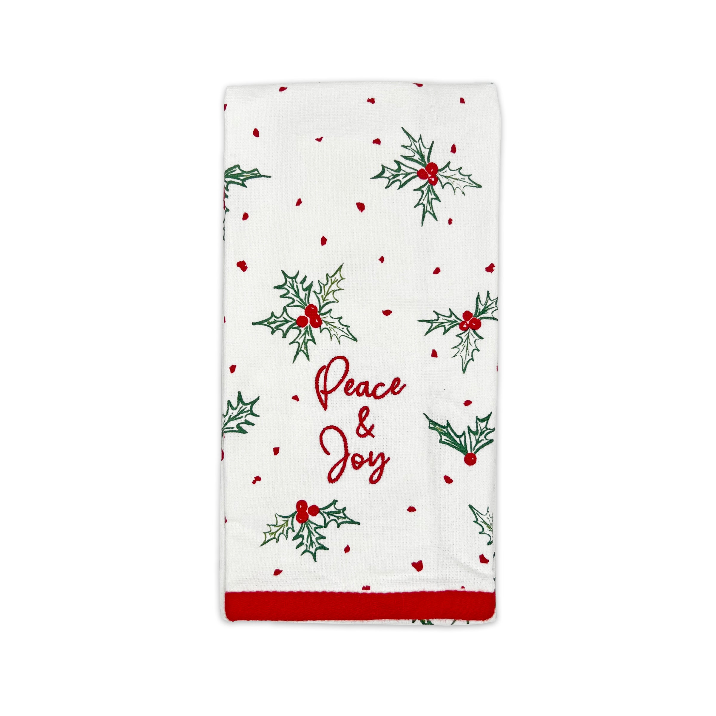 Christmas Kitchen Towels Set of 4 with Holiday Motifs | Bayberry