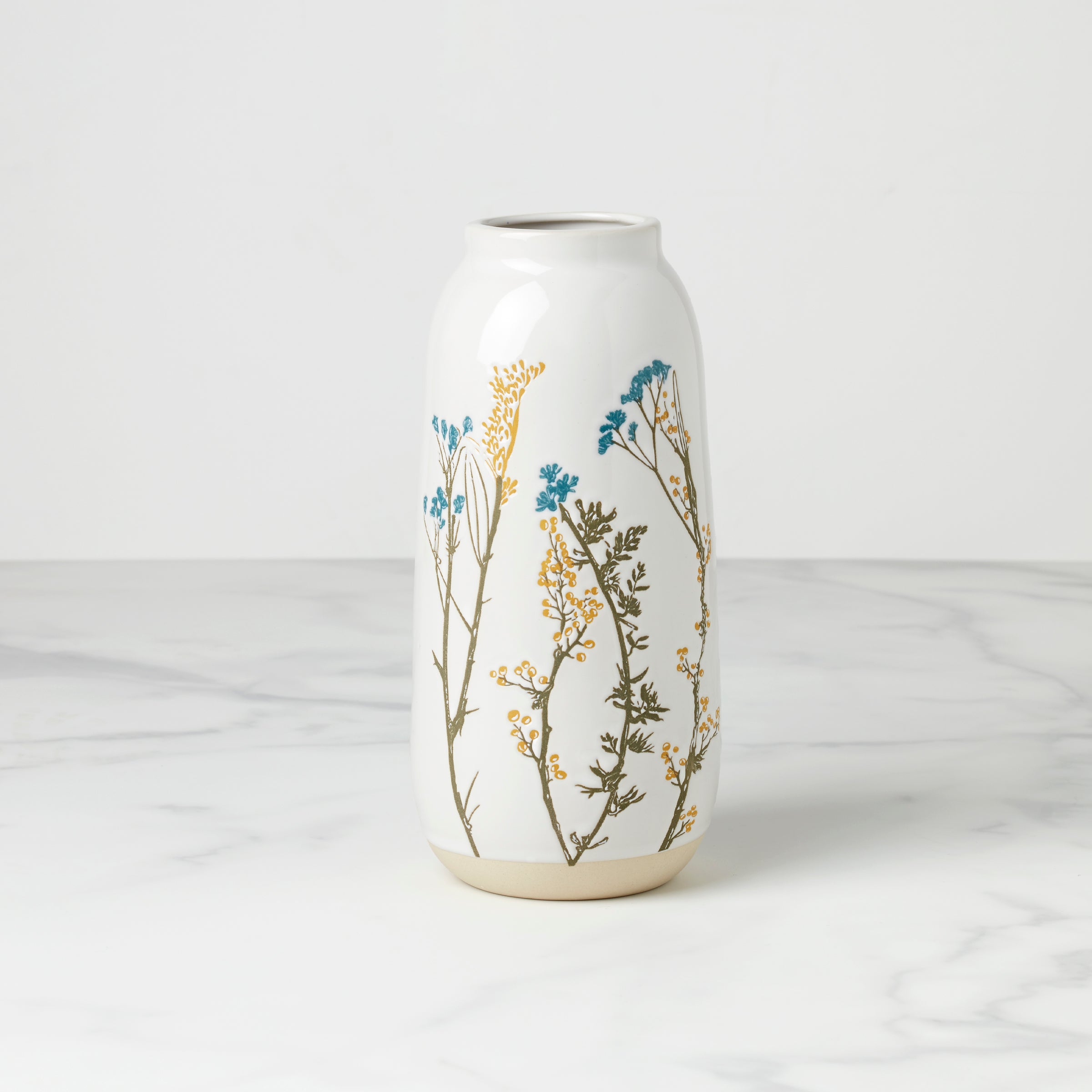 Large Wildflower Vase for Spring Blooms | Handcrafted Ceramic