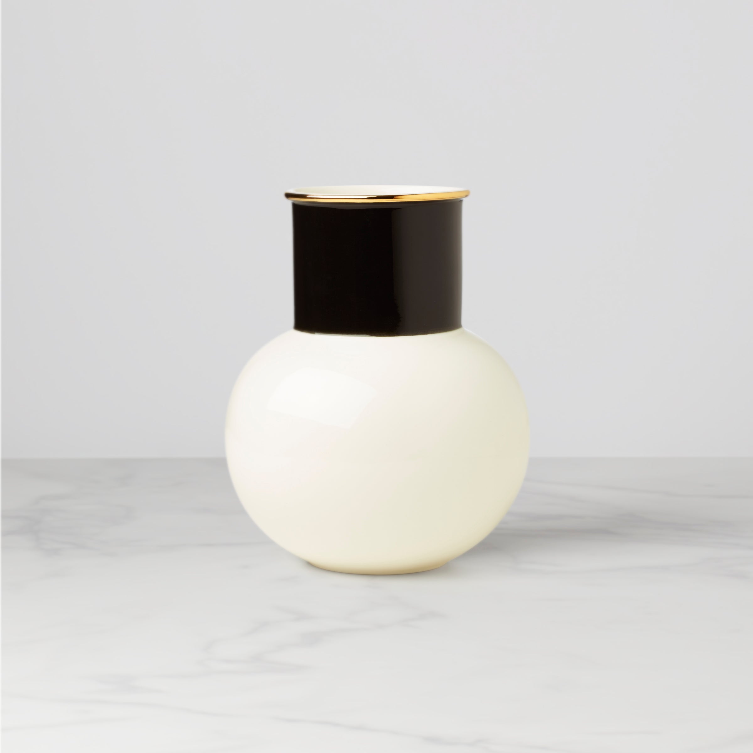 White & Black Colorblock Bouquet Vase | kate spade new york