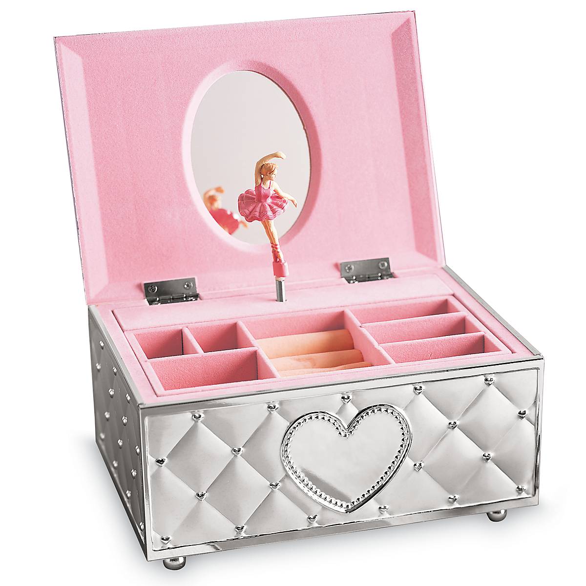Musical Ballerina Jewelry Box with Mirror & Felt Interior | Childhood Memories