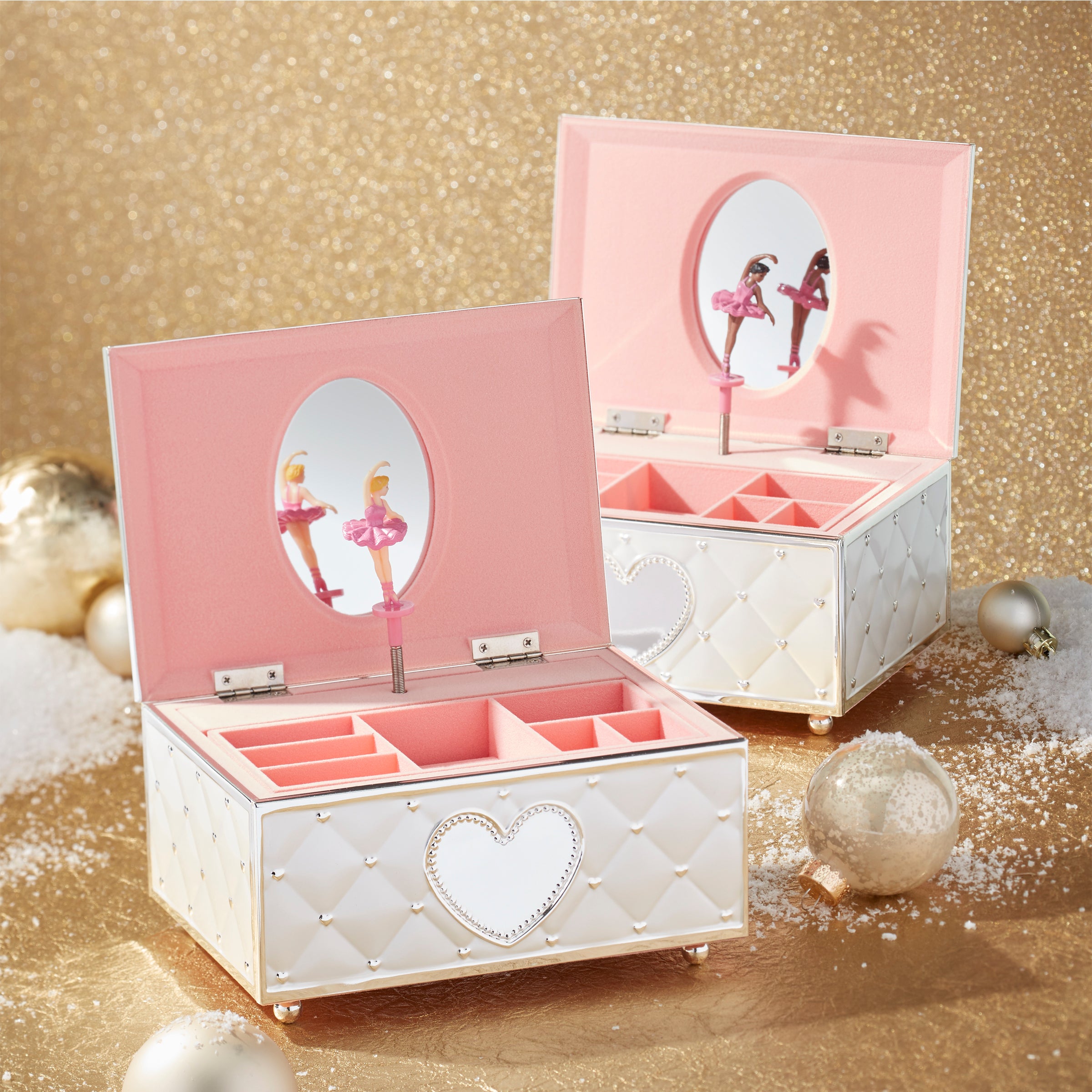Musical Ballerina Jewelry Box with Mirror & Felt Interior | Childhood Memories