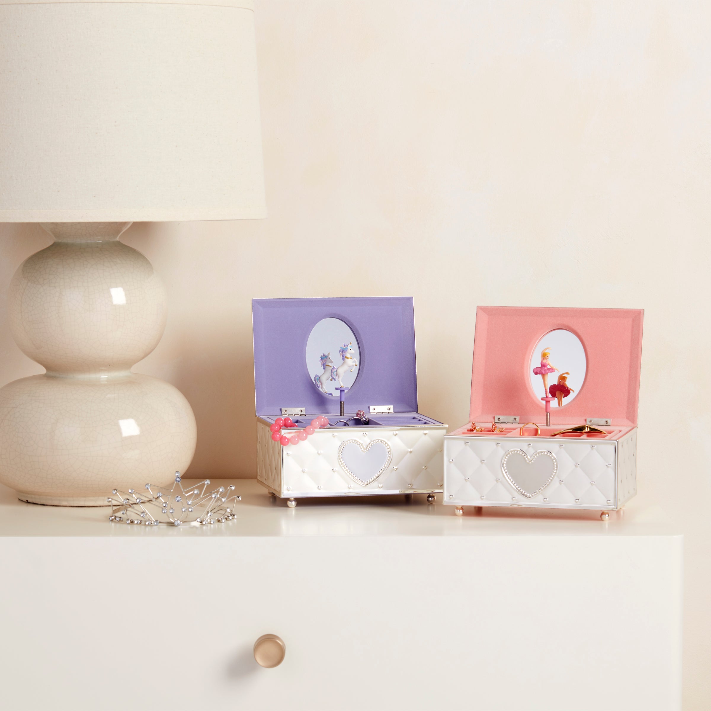 Musical Ballerina Jewelry Box with Mirror & Felt Interior | Childhood Memories
