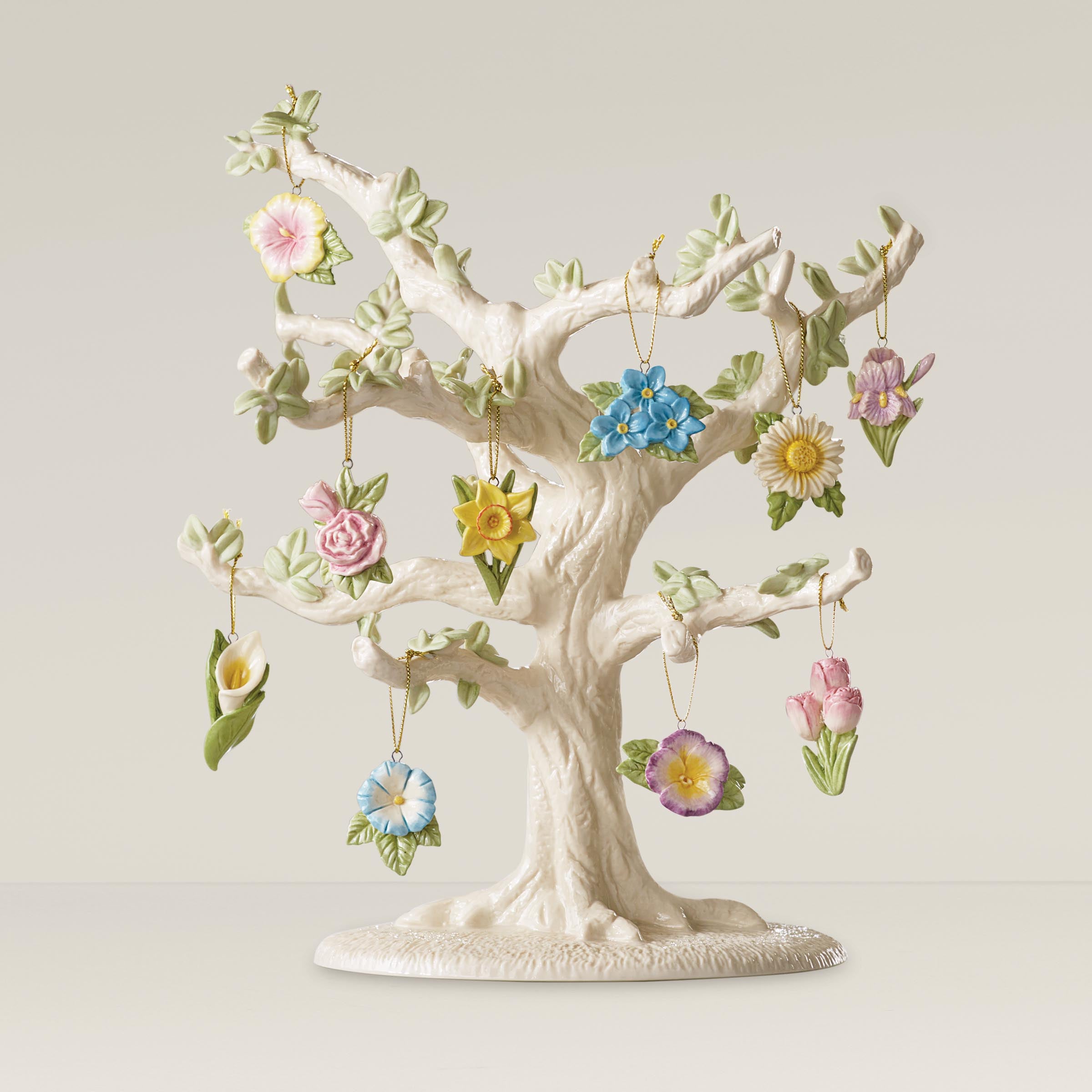 Spring Porcelain Ornament & Tree Set - 10-Piece | Lenox