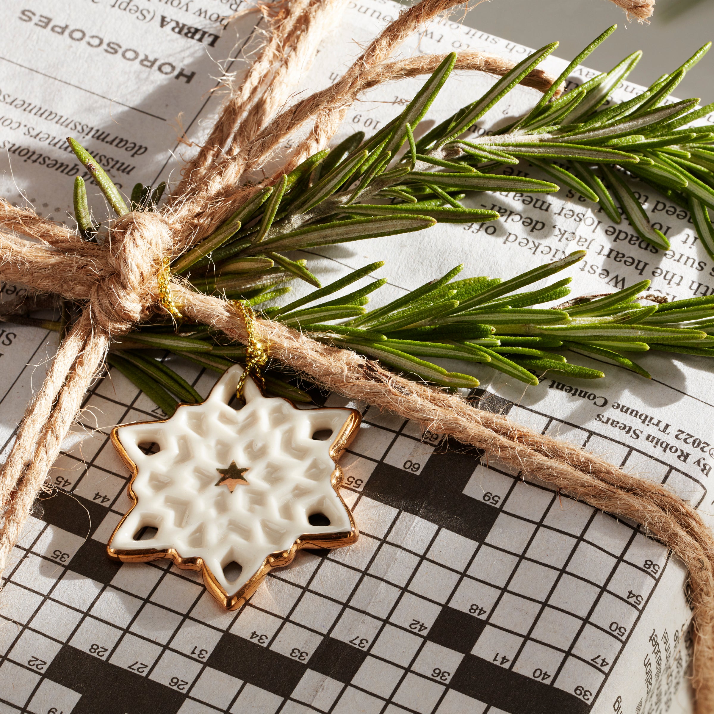 10-Piece Snowflake Ornament Set for Christmas Tree | Lenox