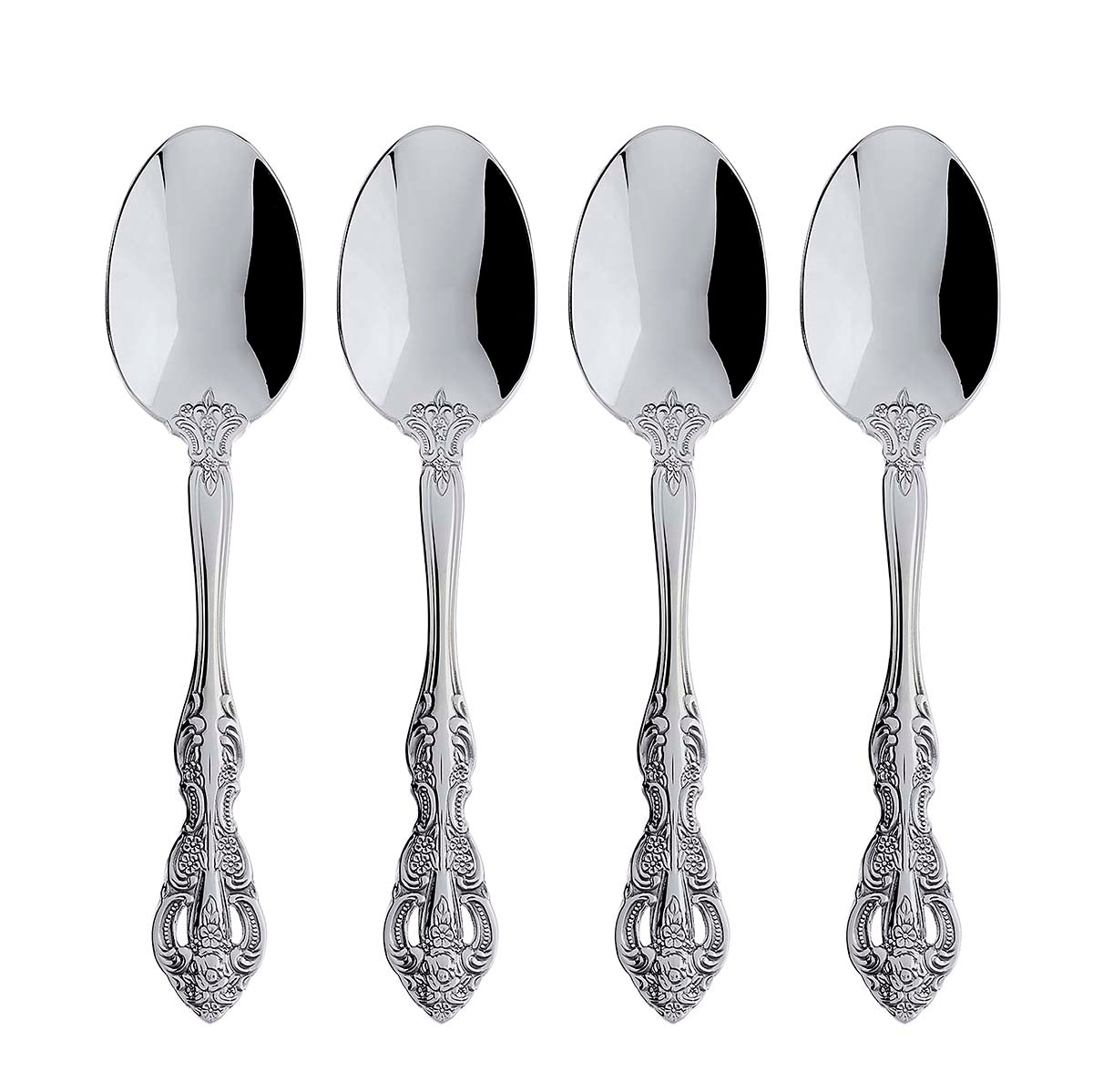Luxury Michelangelo Dinner Spoon Set of 4 | Baroque Design Tableware