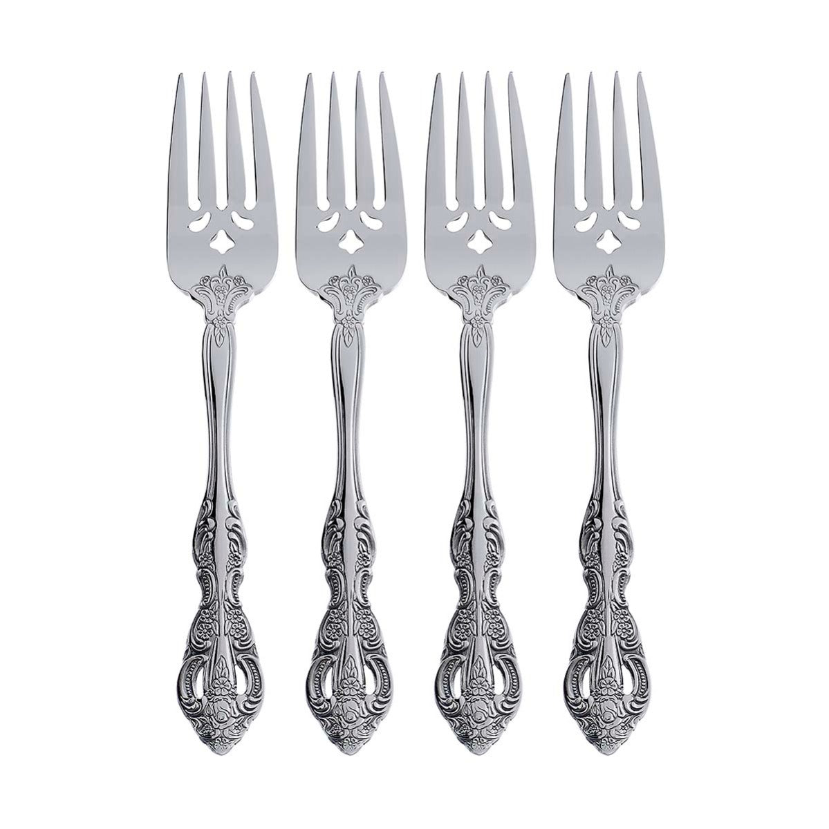Luxury Michelangelo Salad Fork Set of 4 - Baroque Design Tableware