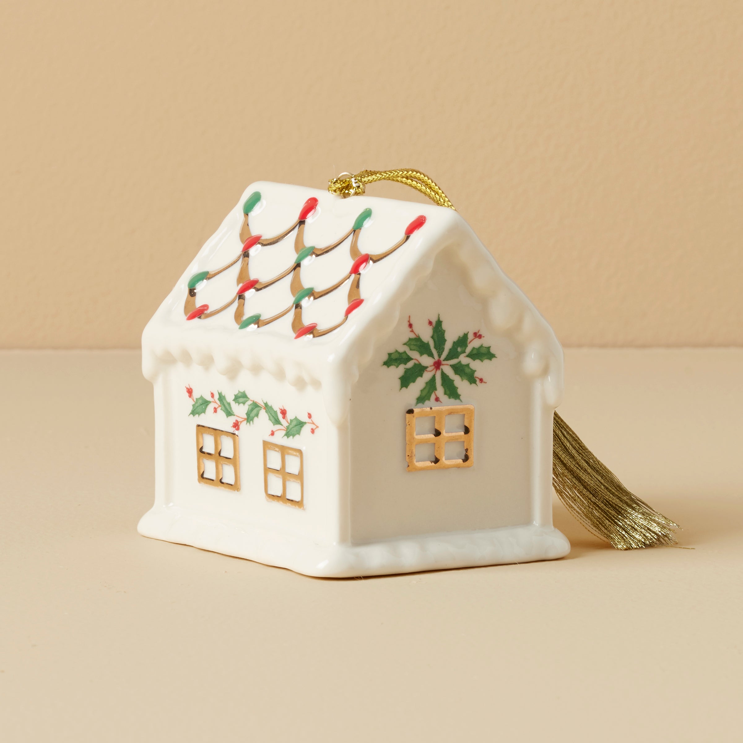 Gingerbread House Ornament for Christmas Tree | Holiday Accents