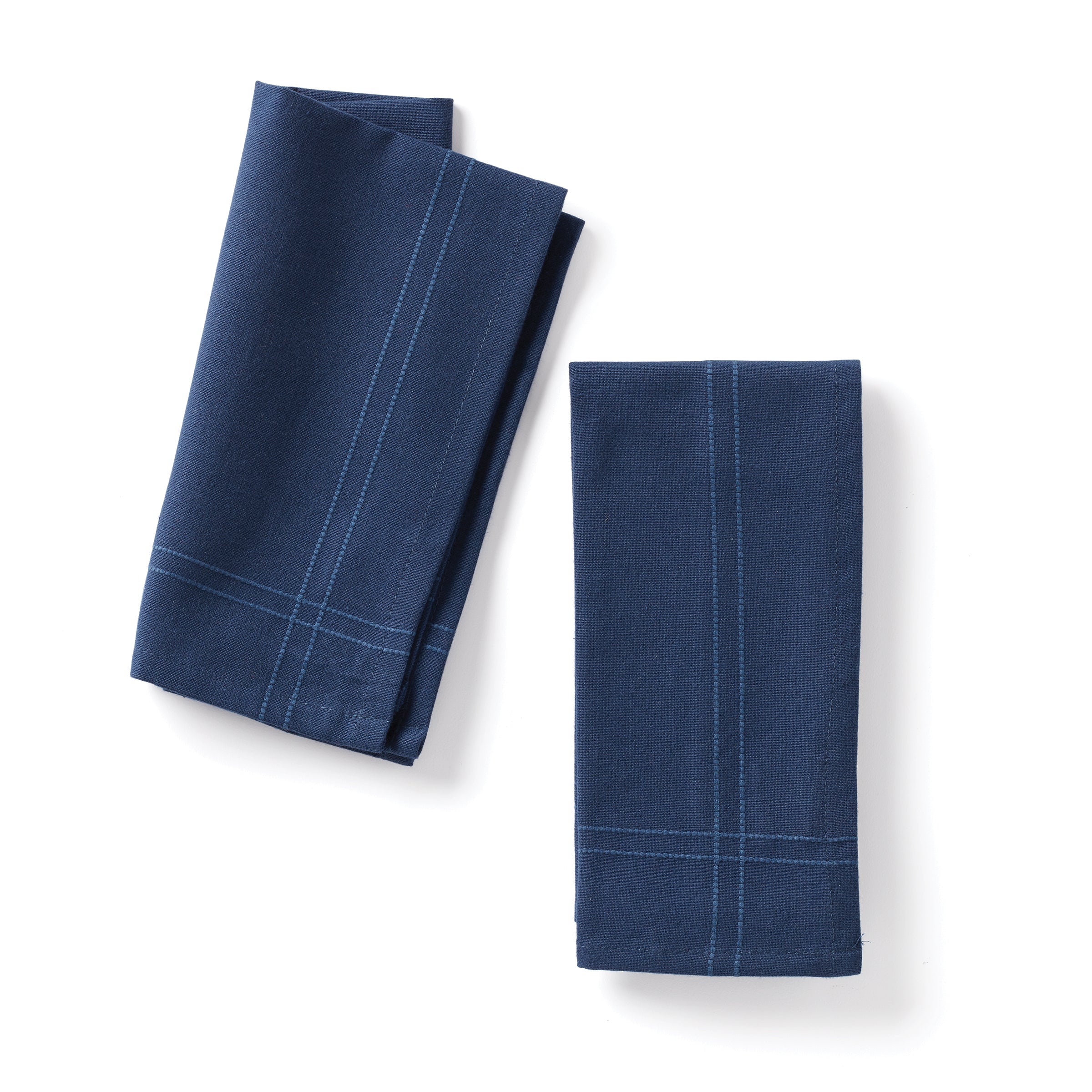Premium Navy Dinner Napkins - Set of 2 for Formal Dining | Lenox Essentials