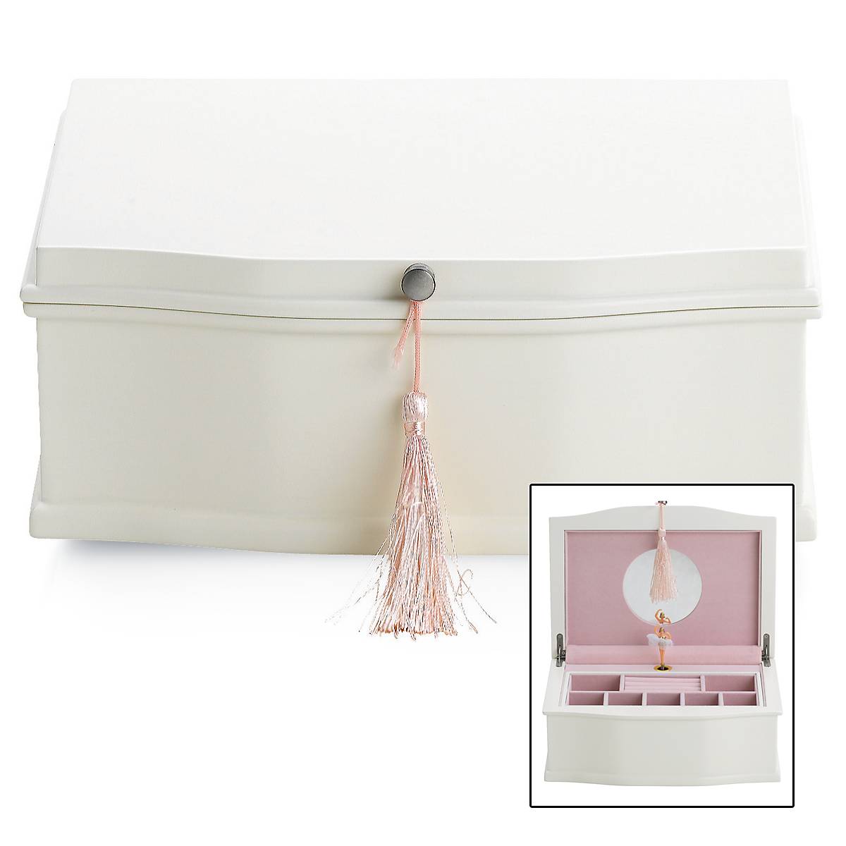 Ballerina Musical Jewelry Box with Velvet Lining & Nutcracker Melody | Ballerina Collection