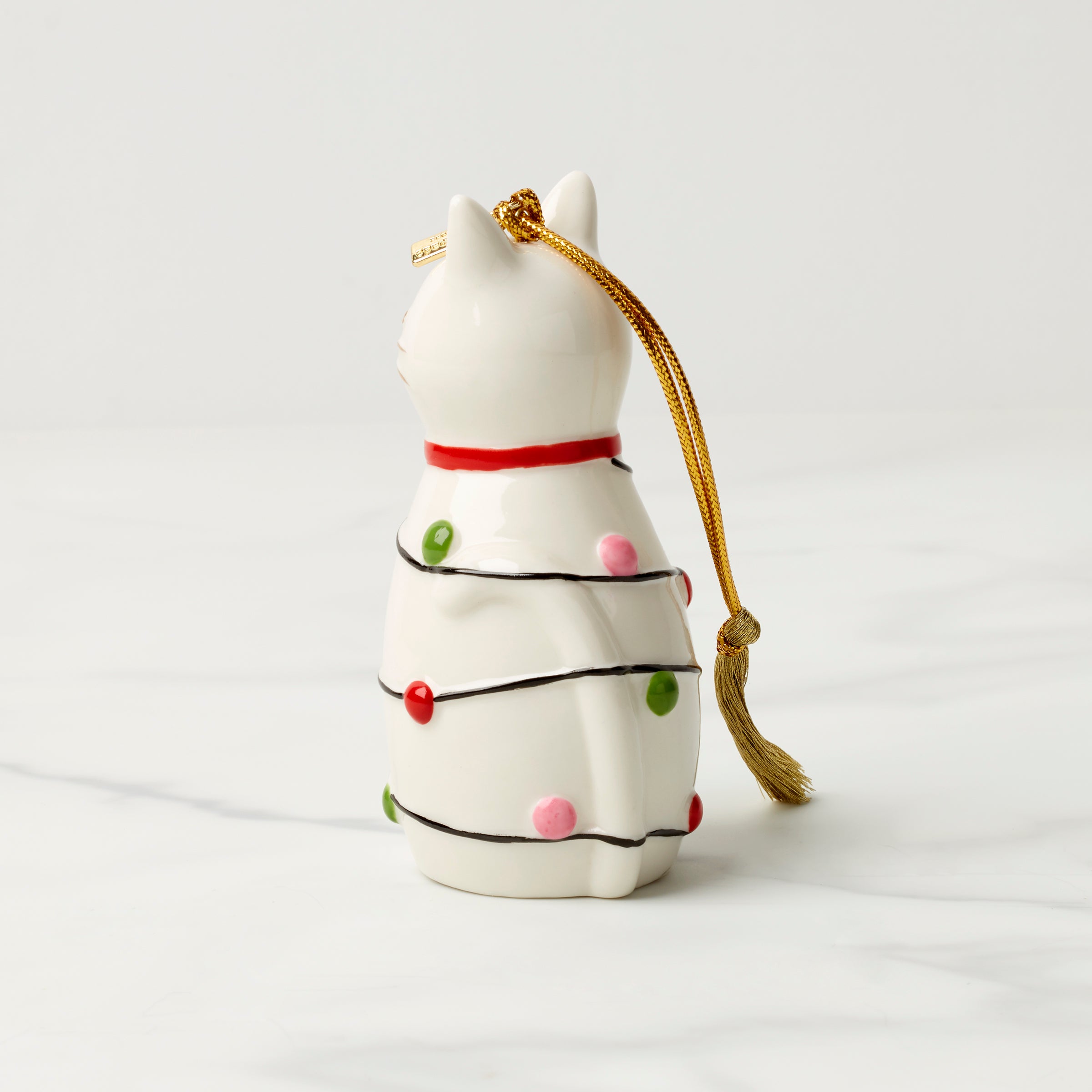 Christmas Cat Ornament - Be Jolly Holiday Decor