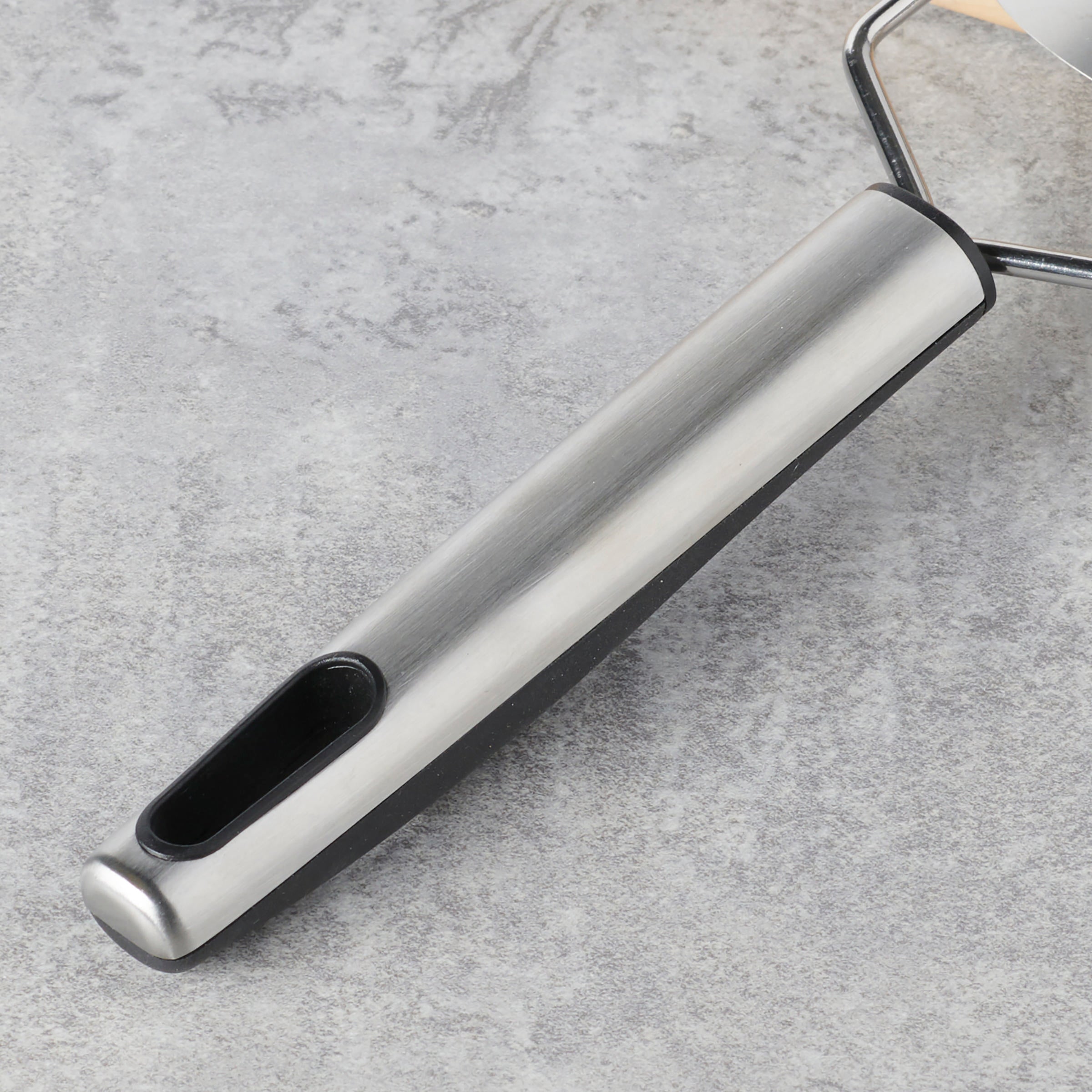 Stainless Steel Grater with Ergonomic Handle & Non-Slip Base | Oneida