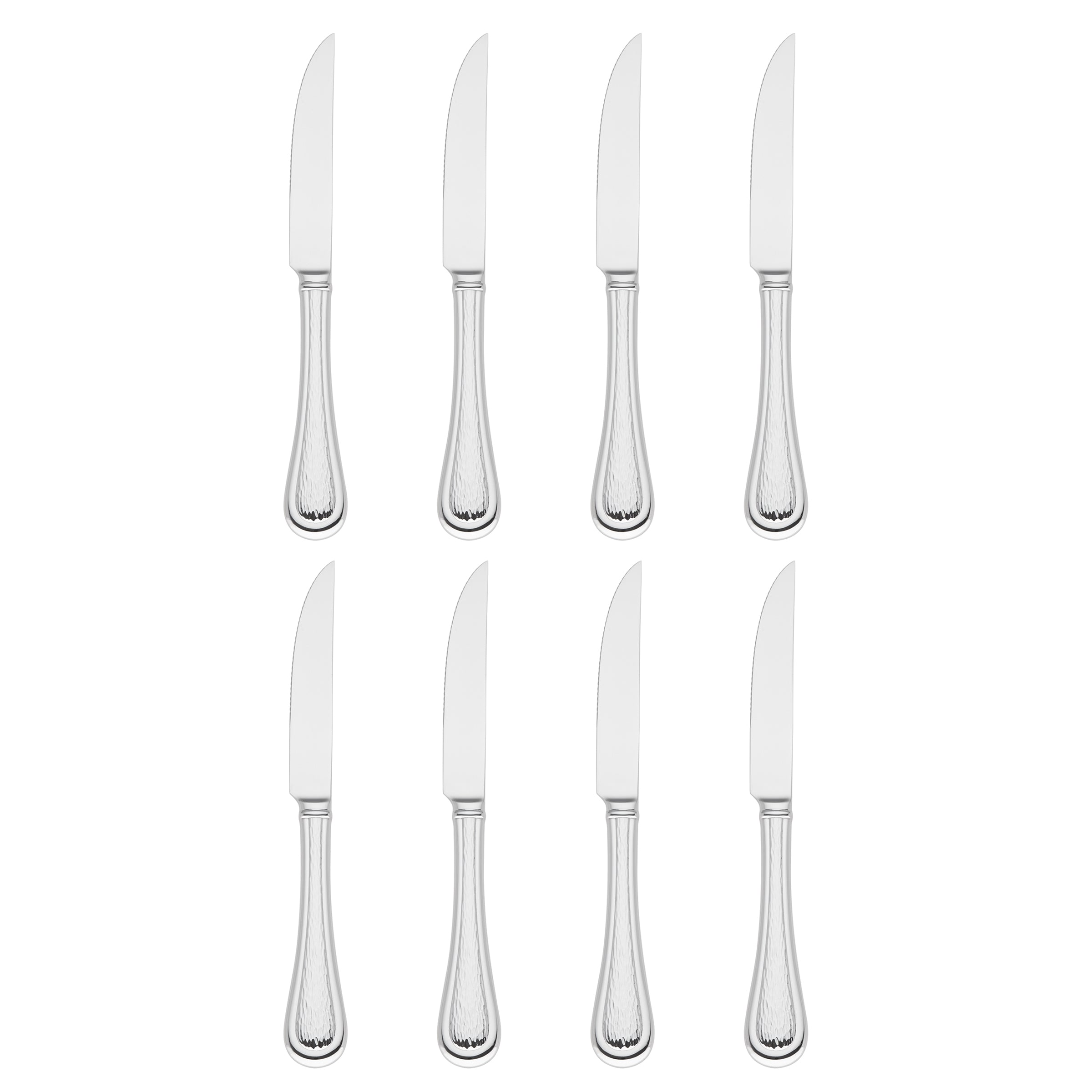 Stainless Steel Steak Knife Set of 8 - Rust-Resistant & Dishwasher Safe | Barlowe