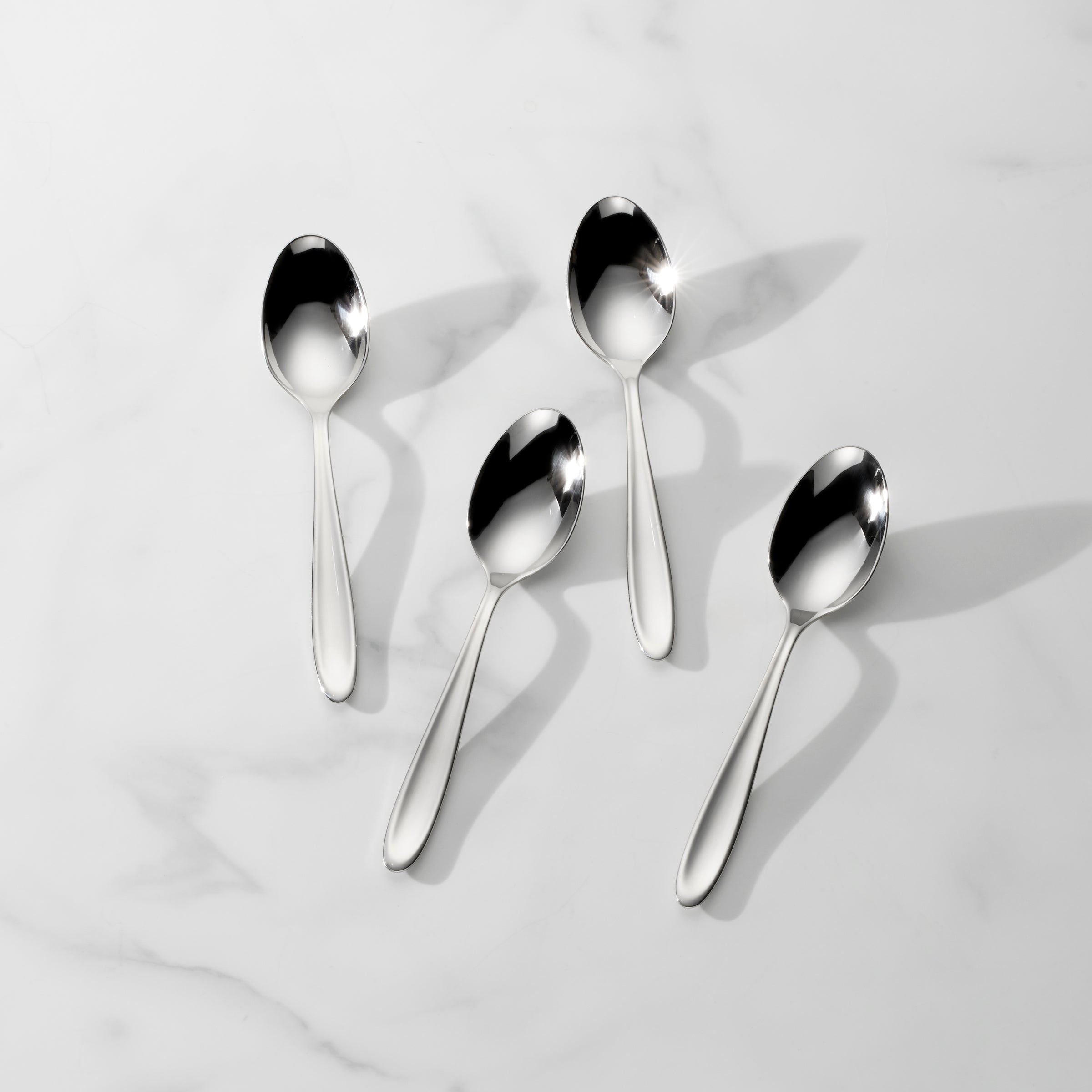 Stainless Steel Teaspoon Set of 4 | Cantera Flatware