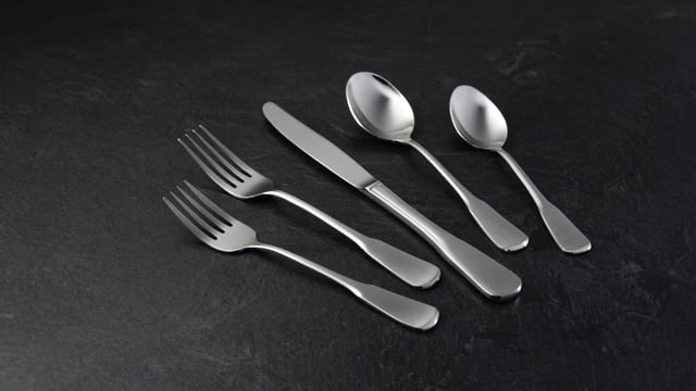 Colonial Style Dinner Fork Set of 4 - Simple & Elegant Flatware