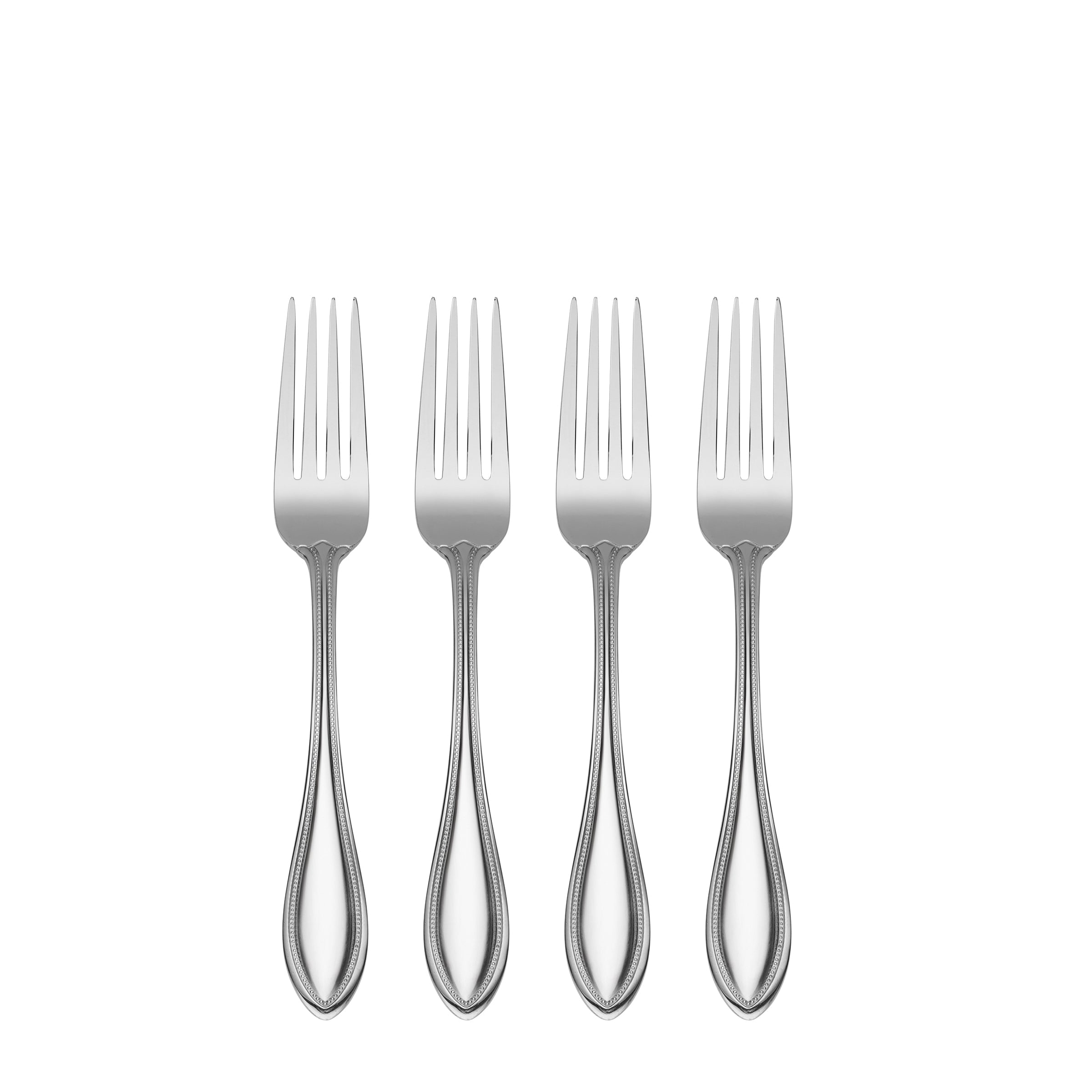 Classic Beaded Dinner Fork Set of 4 | American Harmony