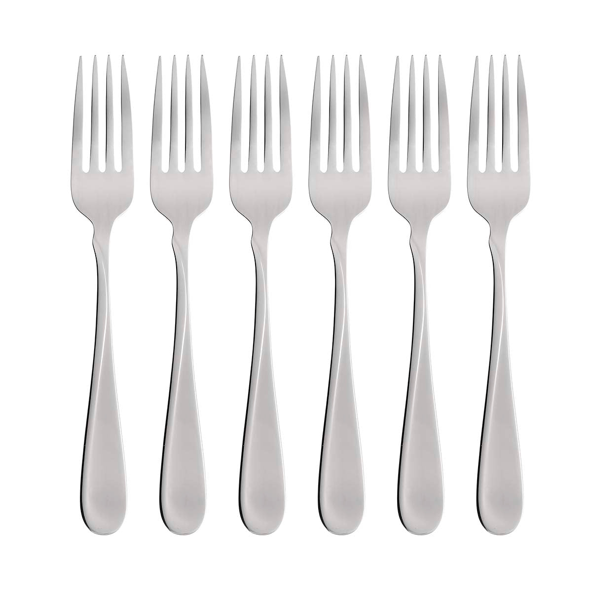 Vintage Mid-Century Dinner Forks - Set of 6 | Flight