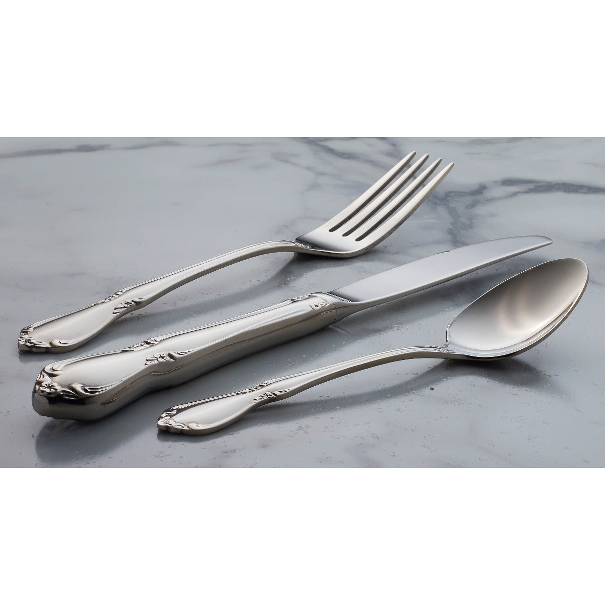 Elegant Baroque Teaspoon Set of 4 - Chateau Collection