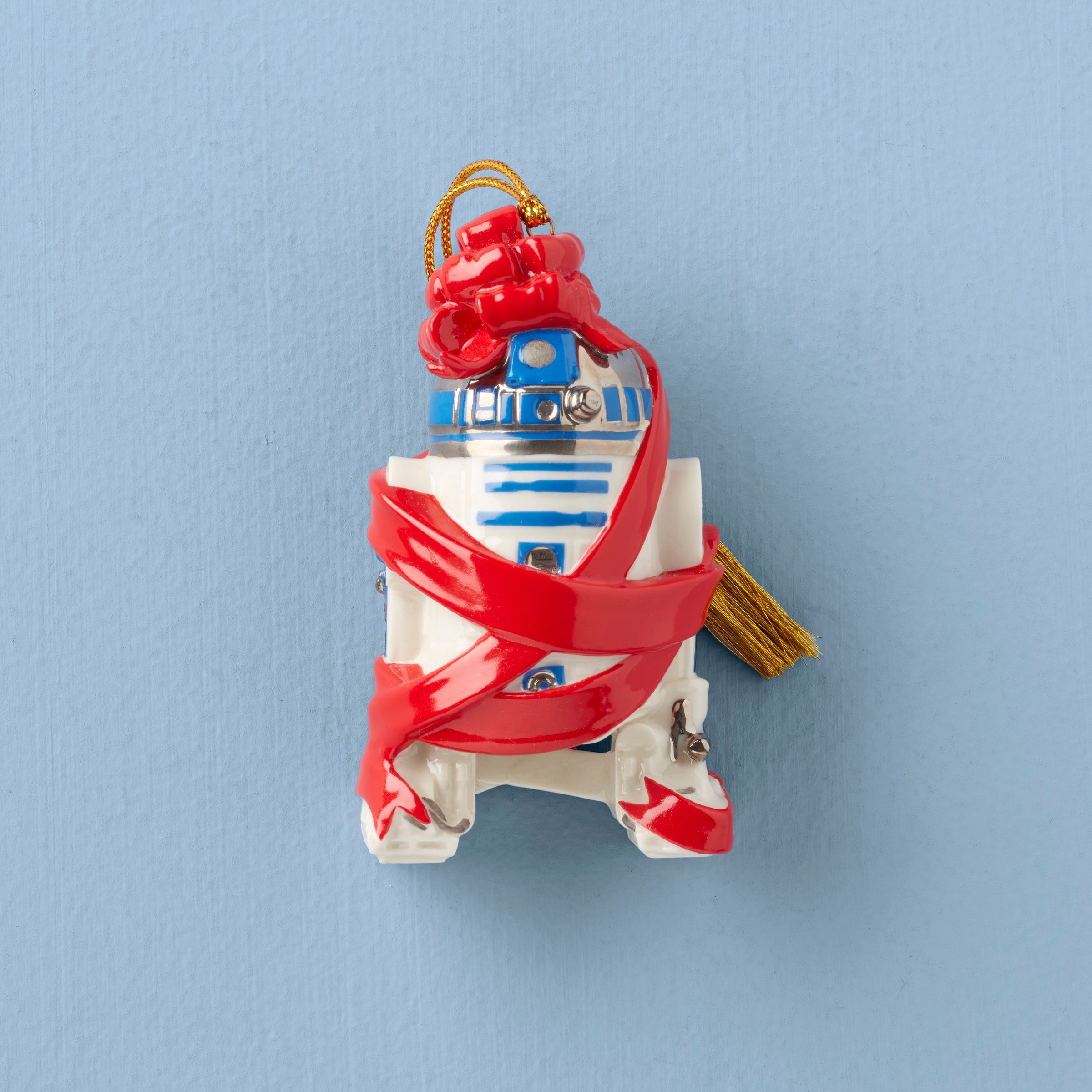 Star Wars R2-D2 Christmas Ornament with Red Bow | Holiday Decor