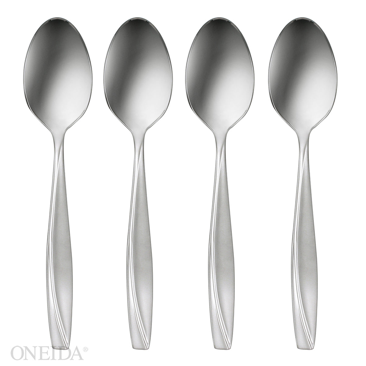 Modern Two-Tone Dinner Spoons - Set of 4 | Camlynn