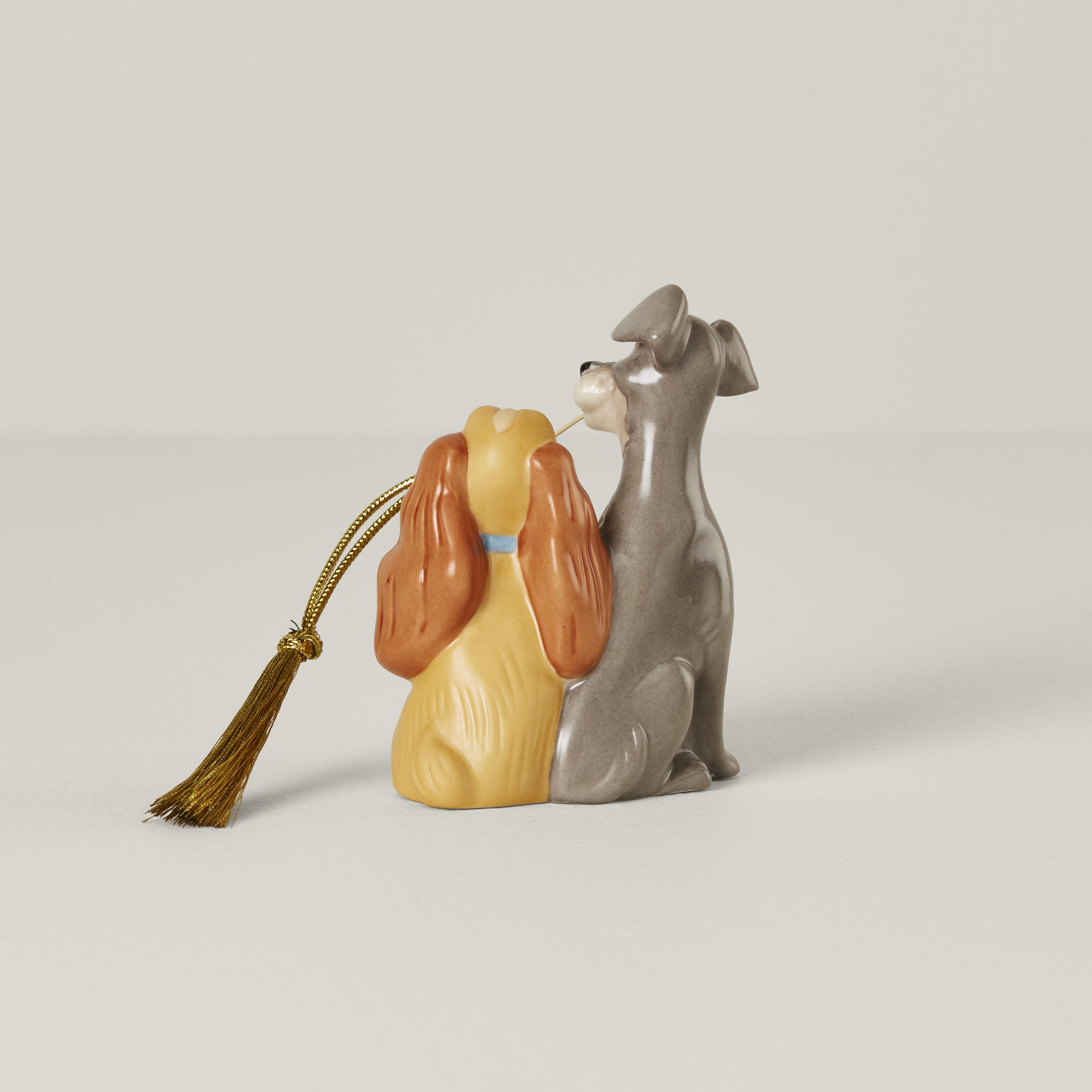 Lady & The Tramp Porcelain Ornament with Gold Accents | Disney