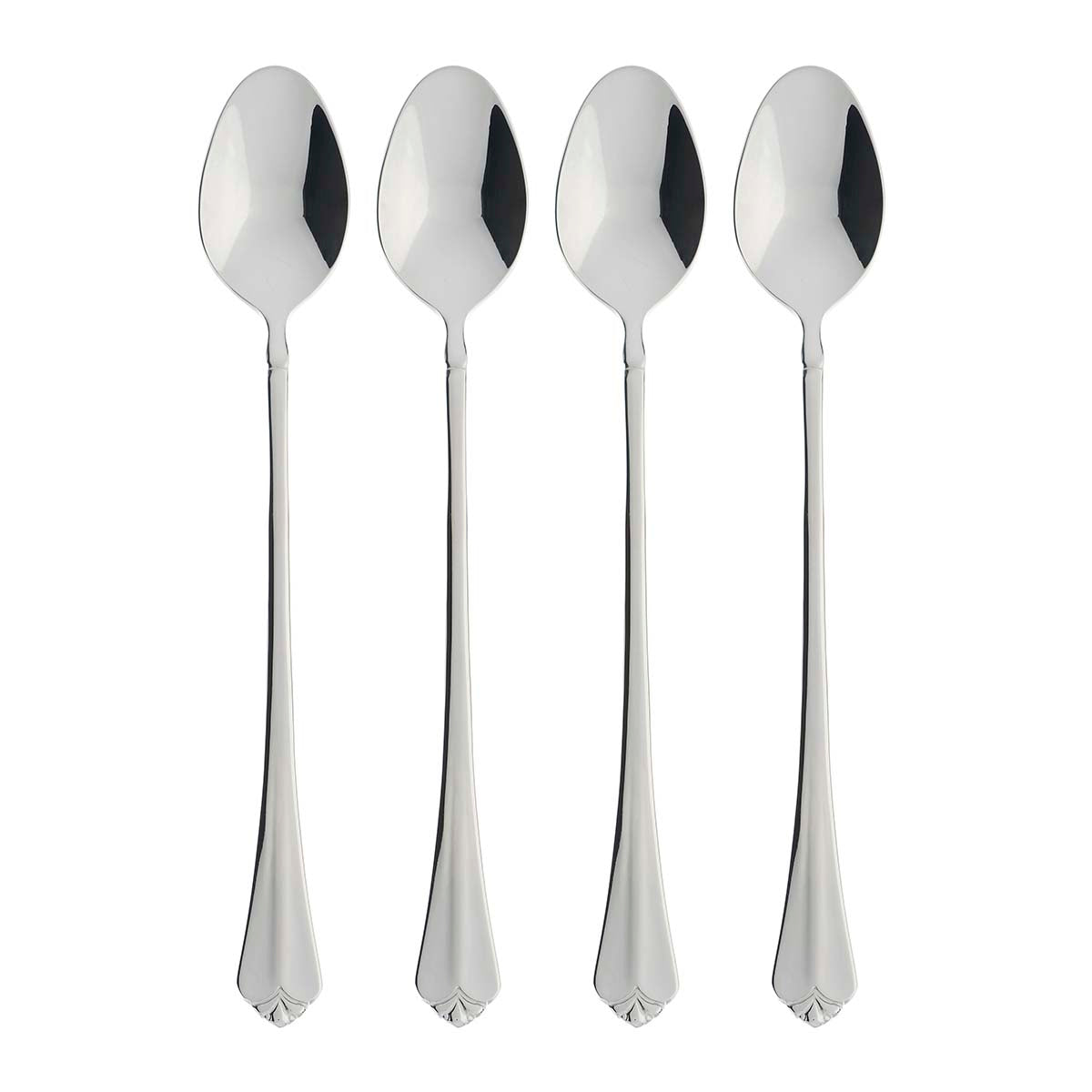 Iced Teaspoon Set of 4 with Trefoil Tip | Juilliard