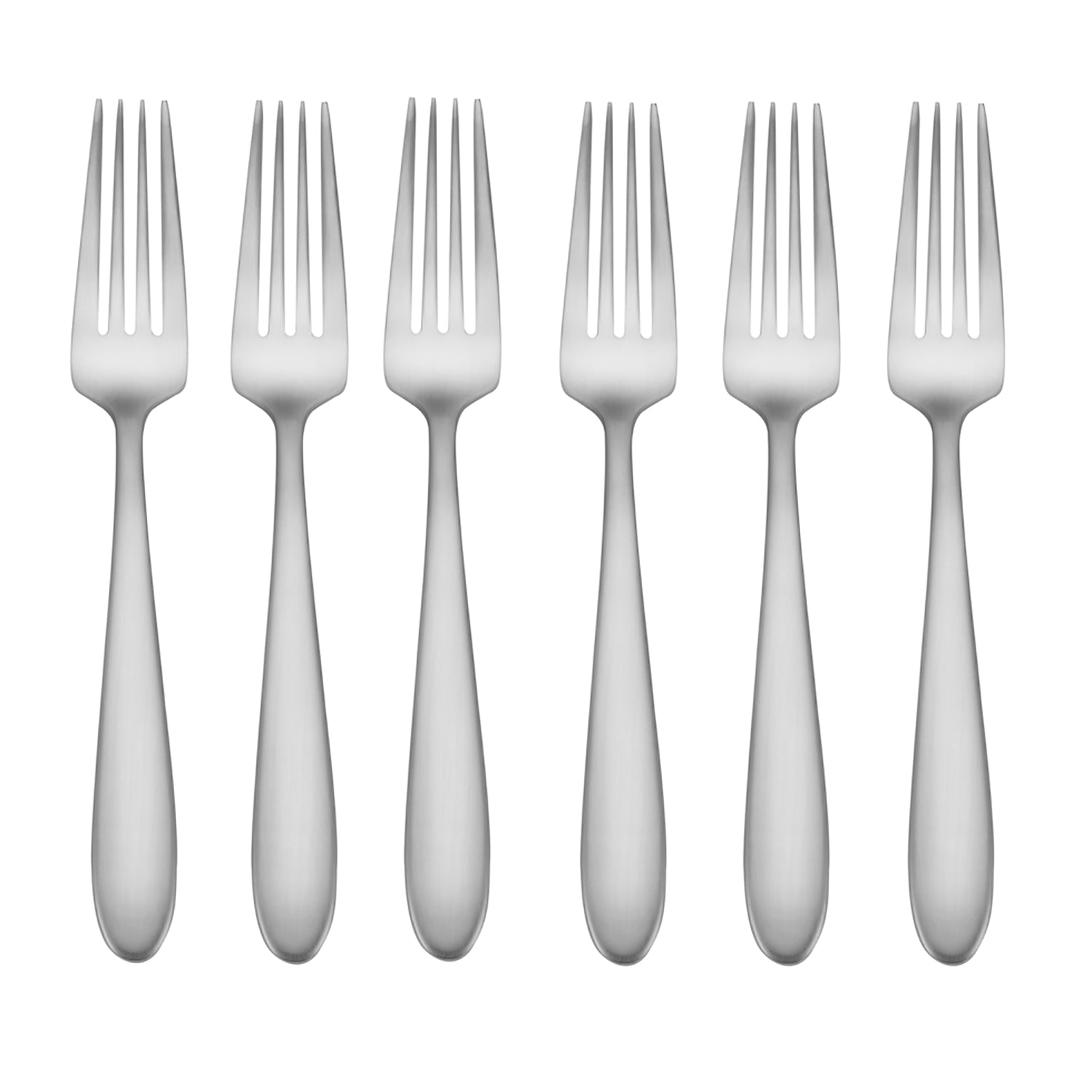 Elegant Dinner Fork Set of 6 - Handcrafted & Lightweight | Vale