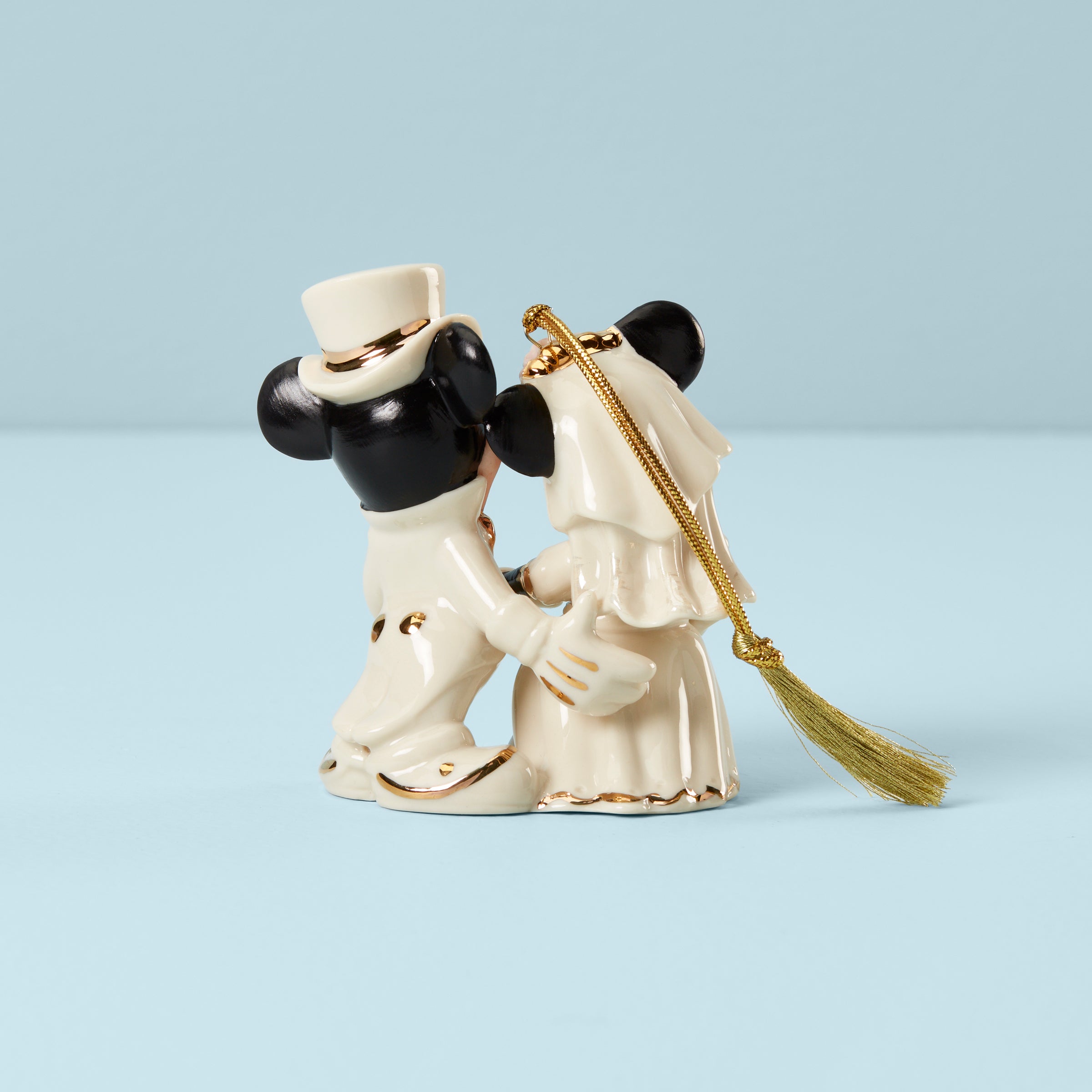 Minnie Mouse Wedding Ornament with 24K Gold Accents | Disney Keepsake