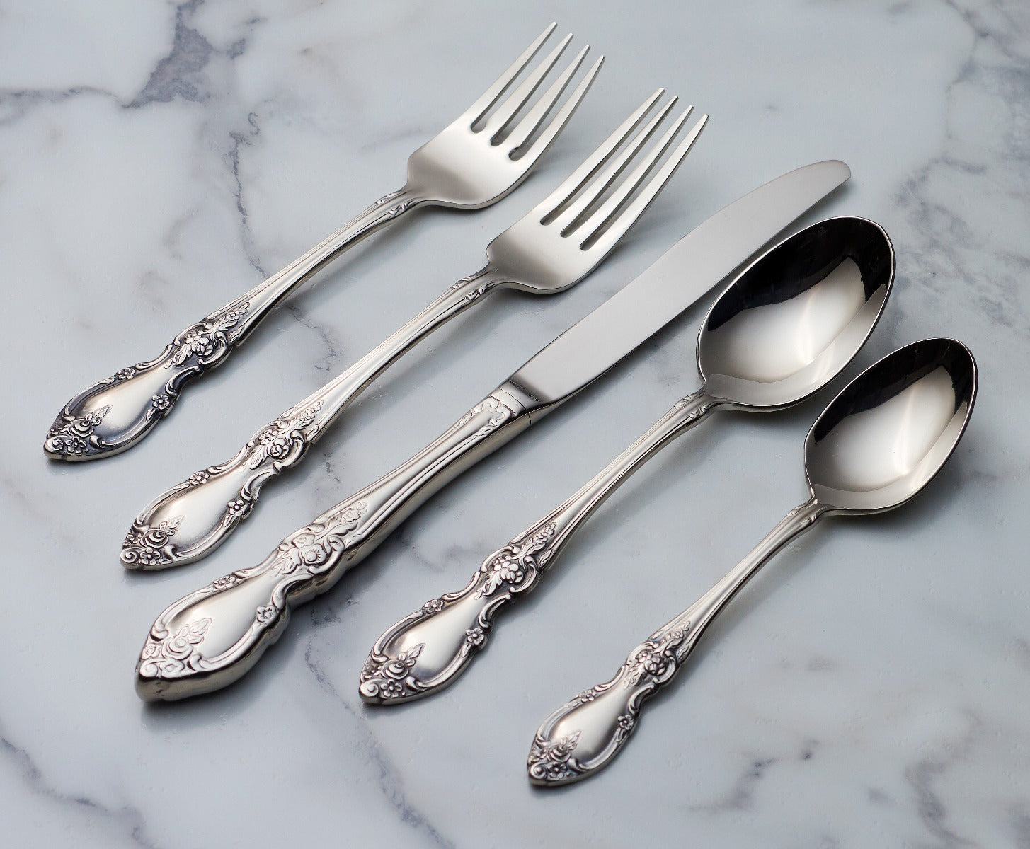 18/8 Stainless Steel Salad Forks - Set of 4 | Louisiana