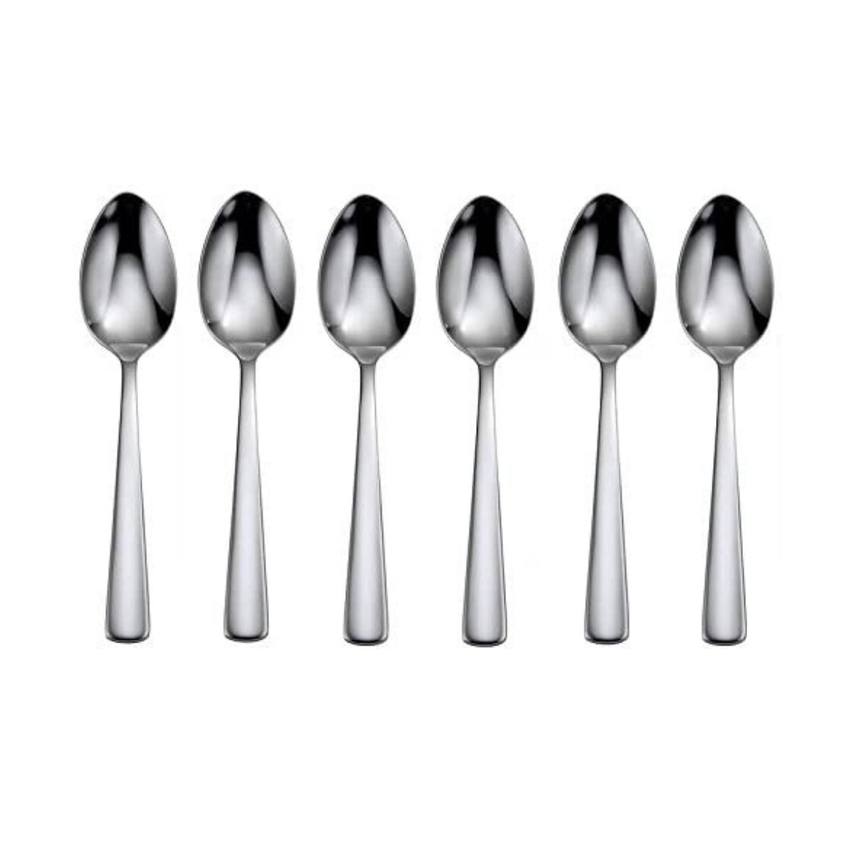 Modern Stainless Steel Teaspoons - Set of 6 | Aptitude