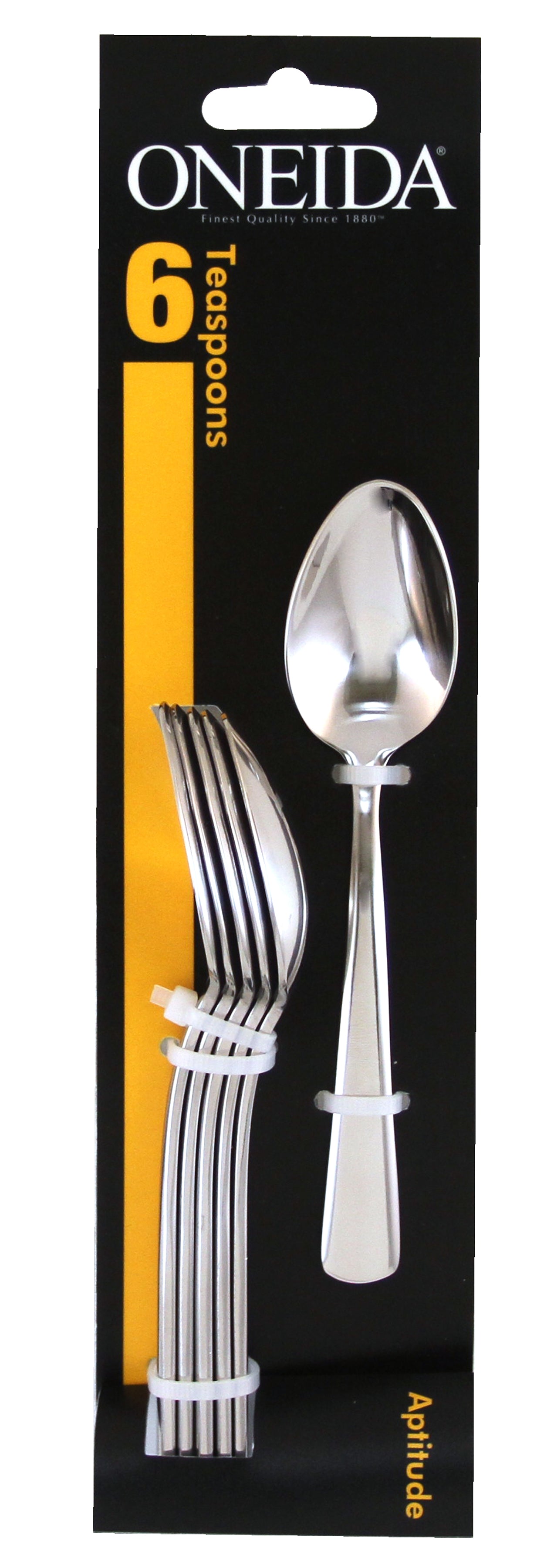 Modern Stainless Steel Teaspoons - Set of 6 | Aptitude
