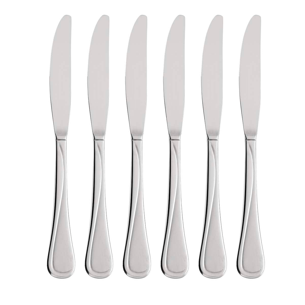 Vintage 1950s Dinner Knife Set of 6 - Flight