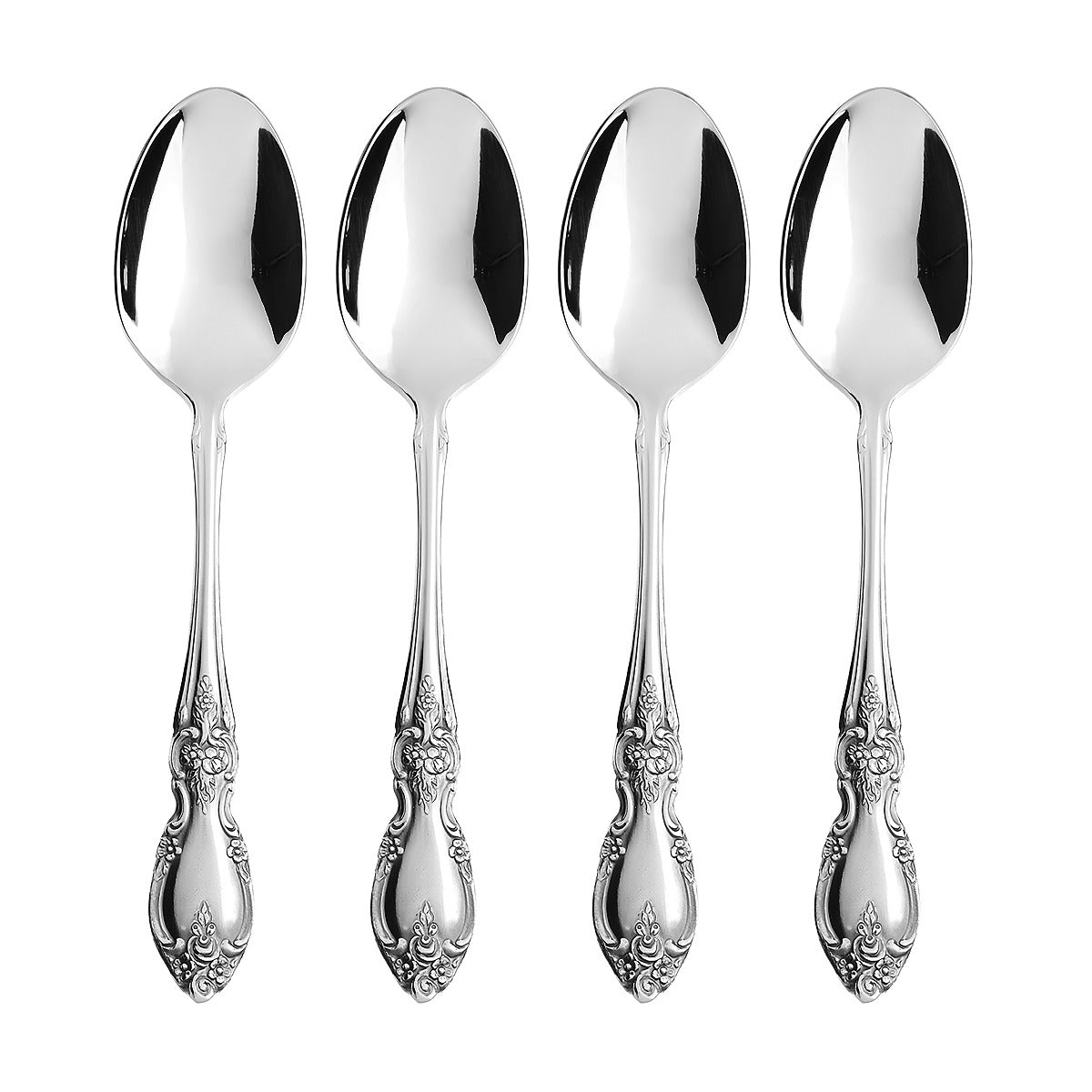 18/8 Stainless Steel Teaspoons - Set of 4 | Louisiana