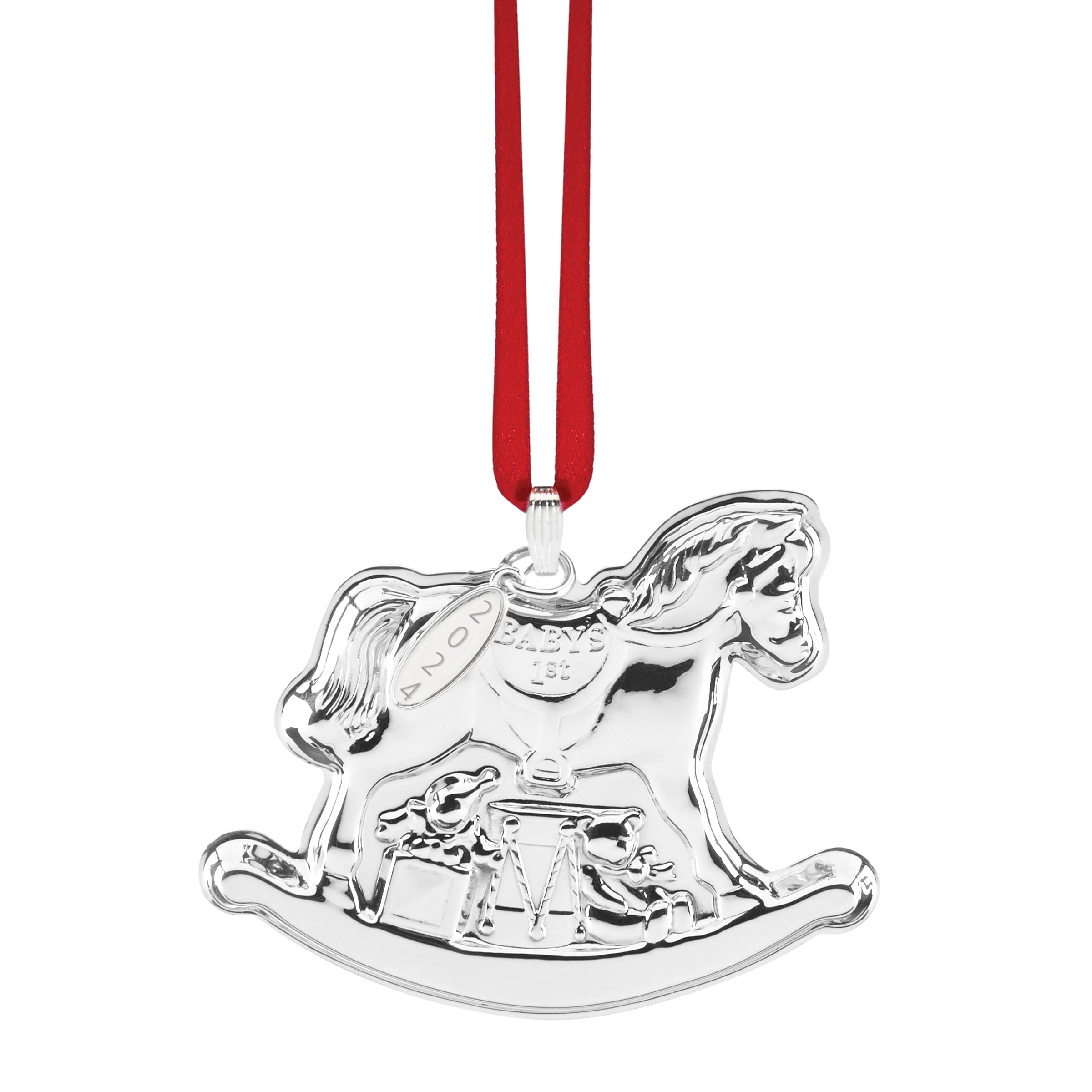 Baby's 1st Christmas Rocking Horse Ornament | Reed & Barton