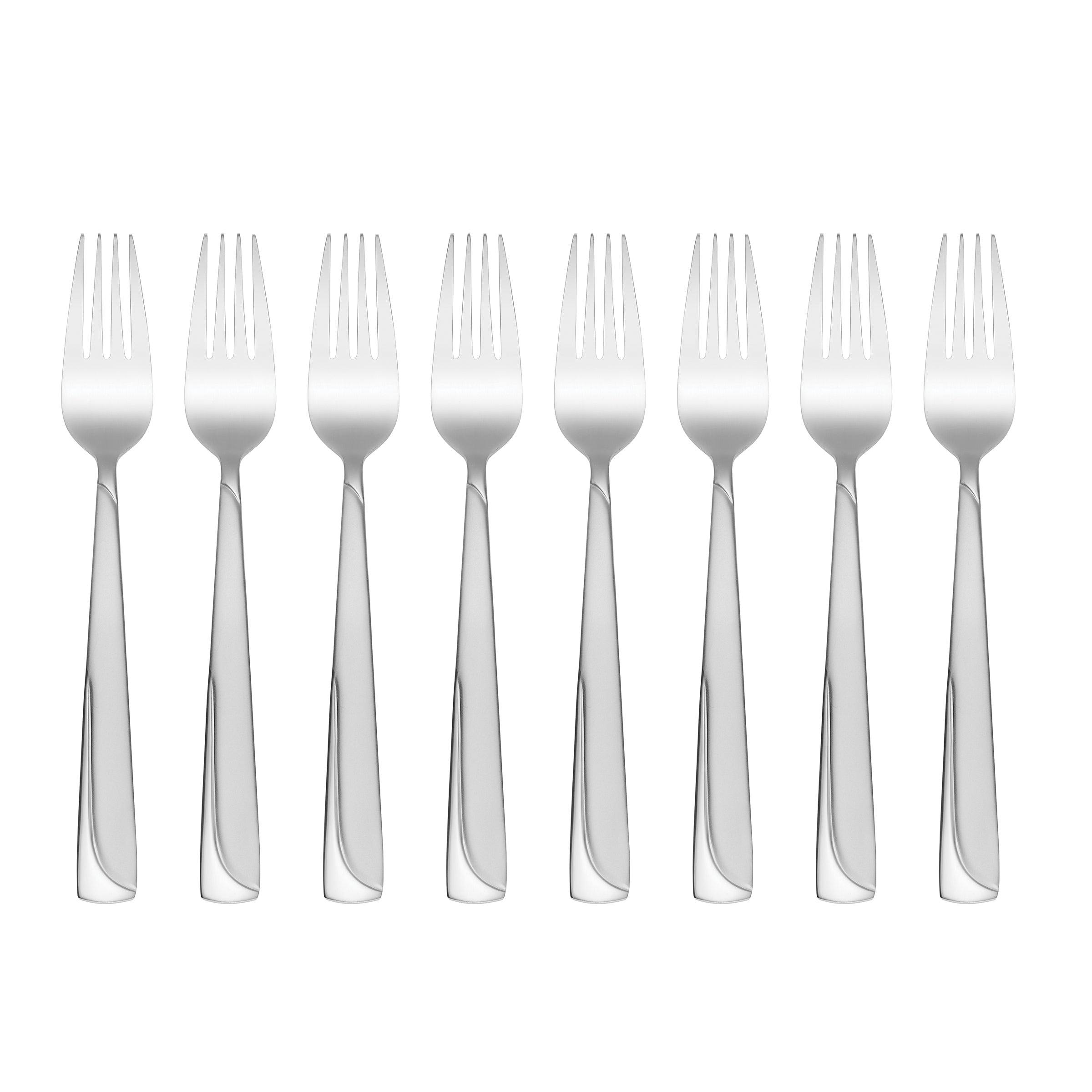 Frosted Dinner Forks Set of 8 - Elegant Flatware for Dining | Madge