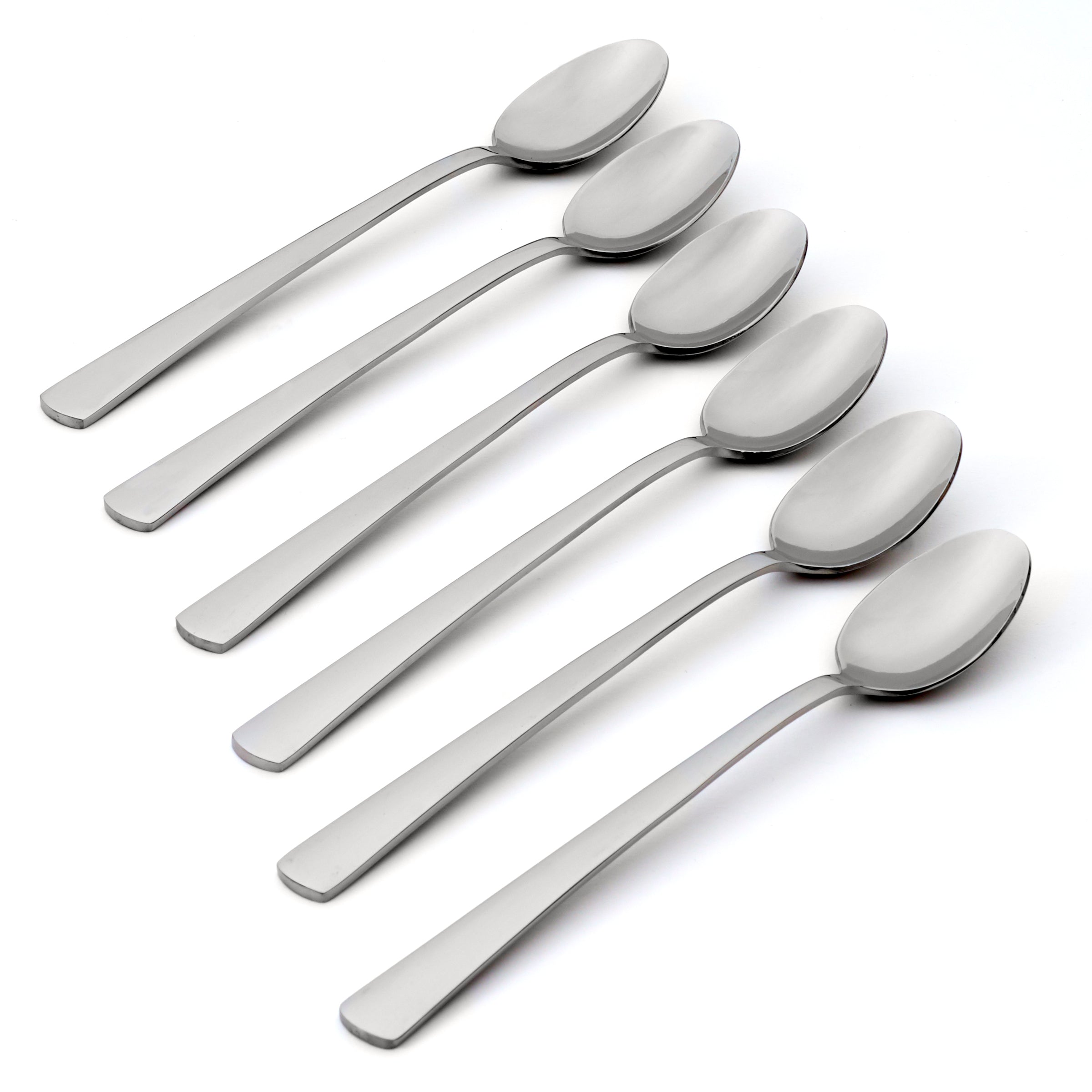 Tall Drink Spoons - Set of 6 for Cocktails & Iced Coffee | Aptitude