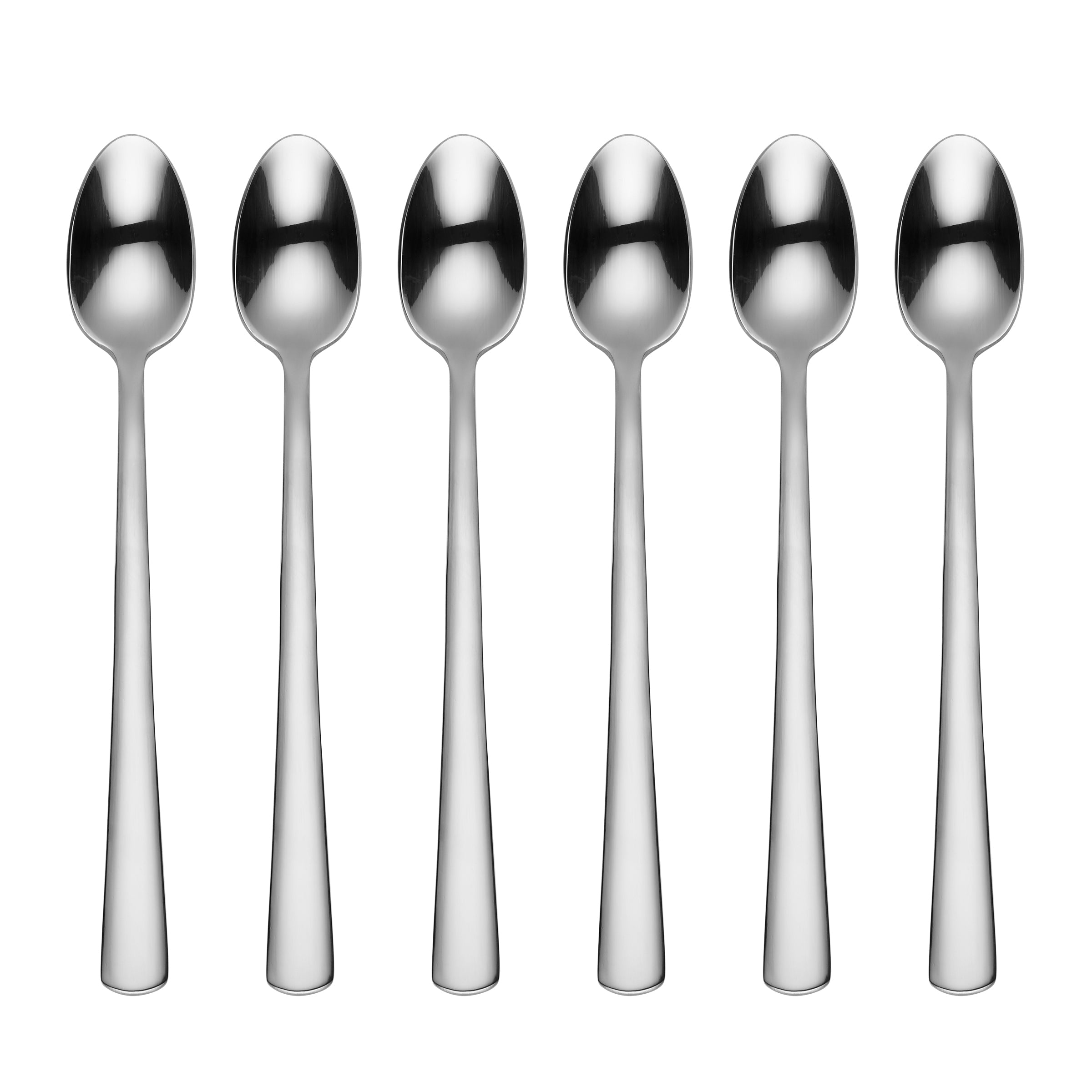 Tall Drink Spoons - Set of 6 for Cocktails & Iced Coffee | Aptitude
