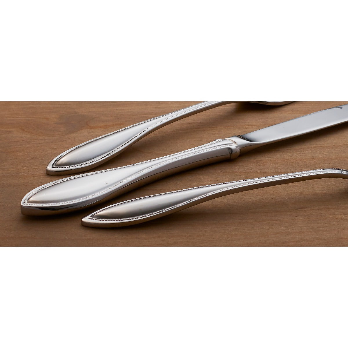 Classic Beaded Teaspoon Set of 4 | American Harmony