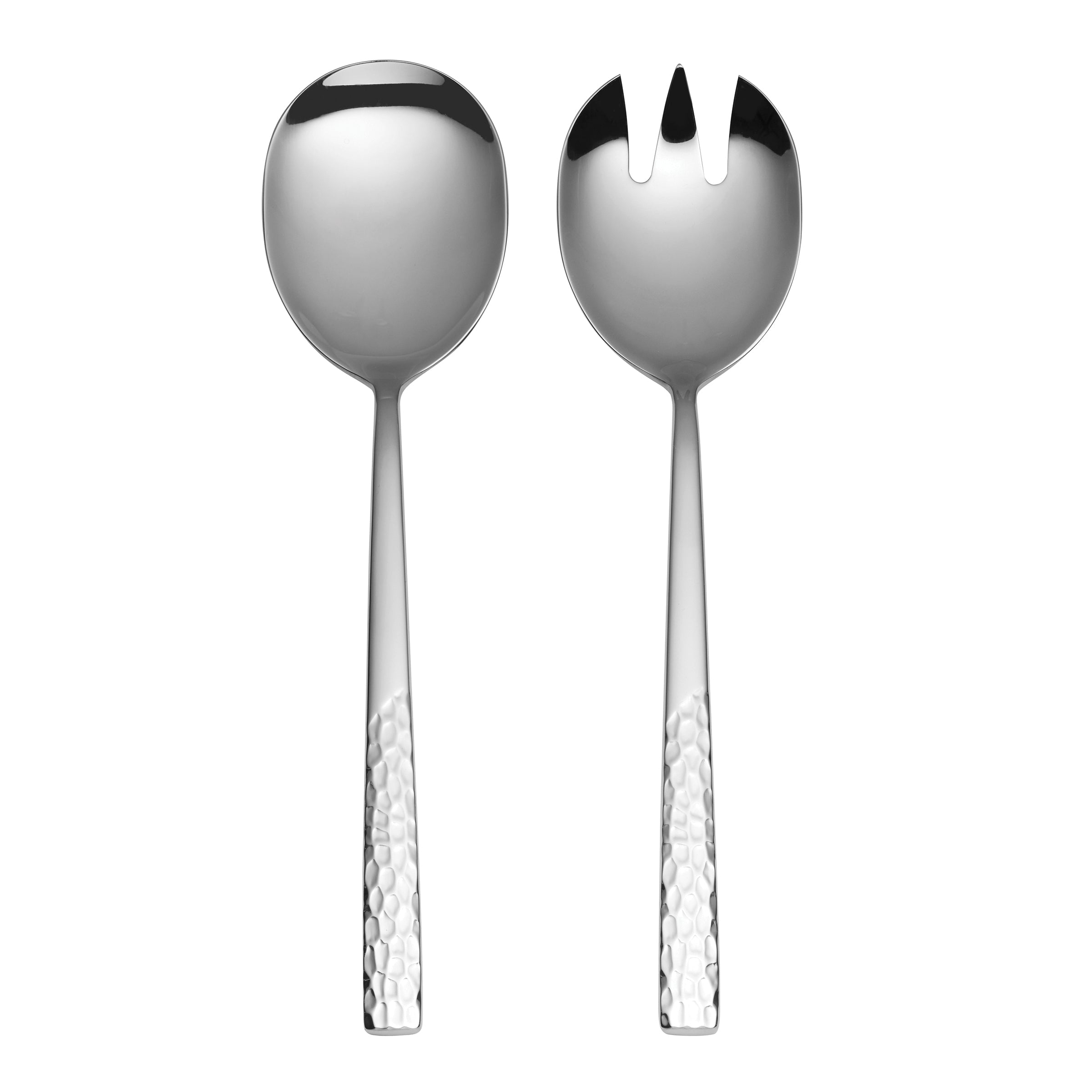 Silver Salad Servers Set of 2 for Mezze & Entertaining