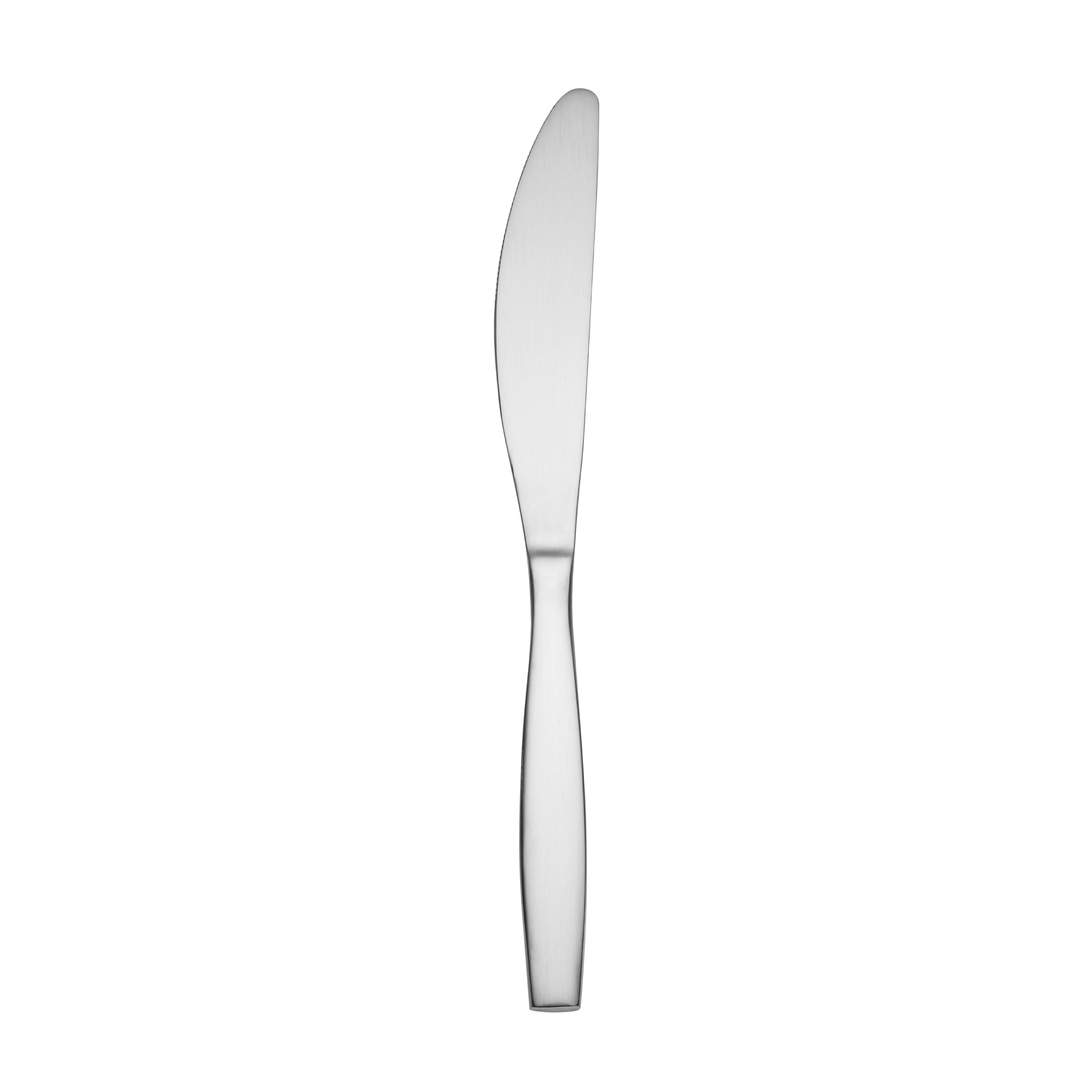 Satin Finish Dinner Knife with Curved Handle | Bond Flatware