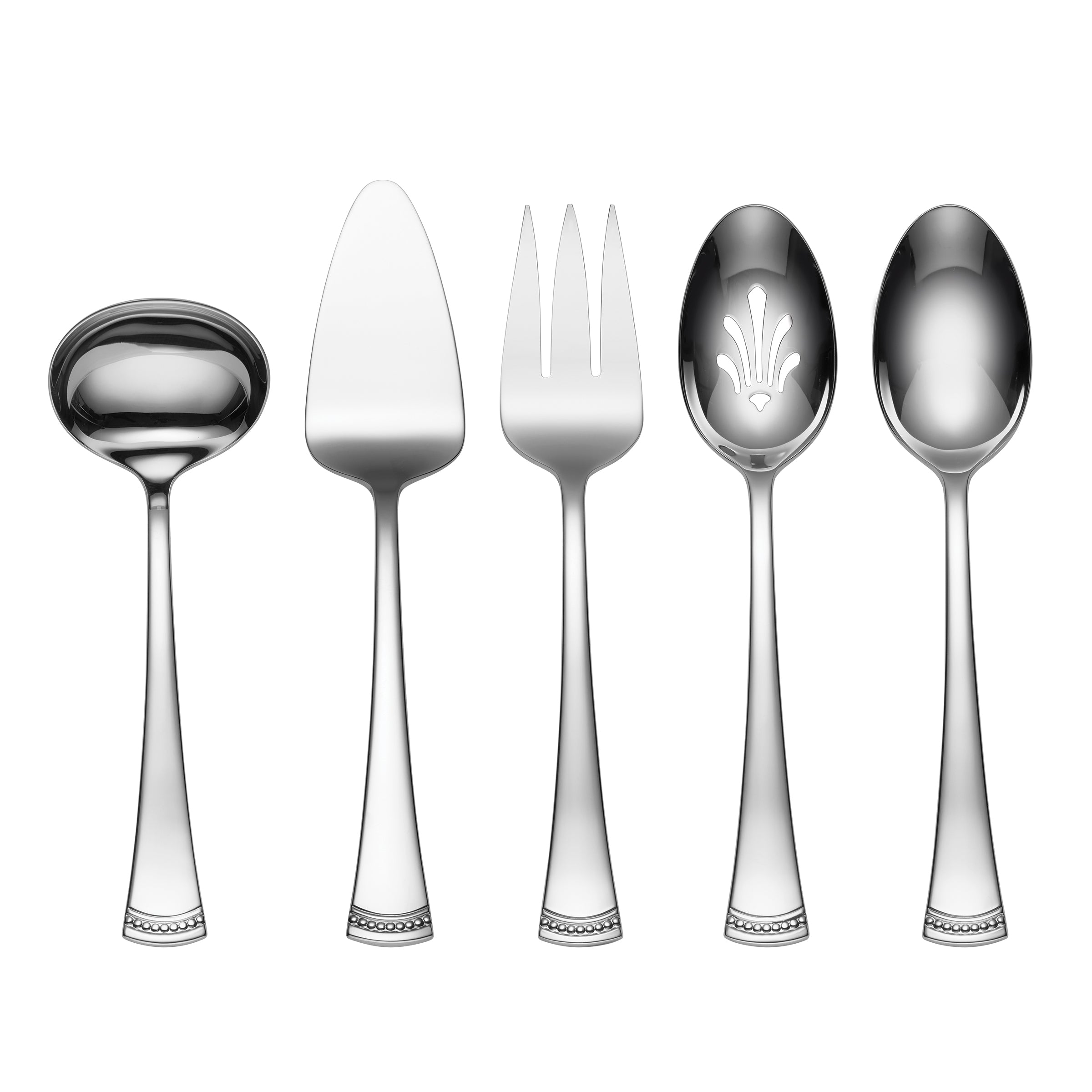 5-Piece Stainless Steel Hostess Set with Flared Handles | Portola