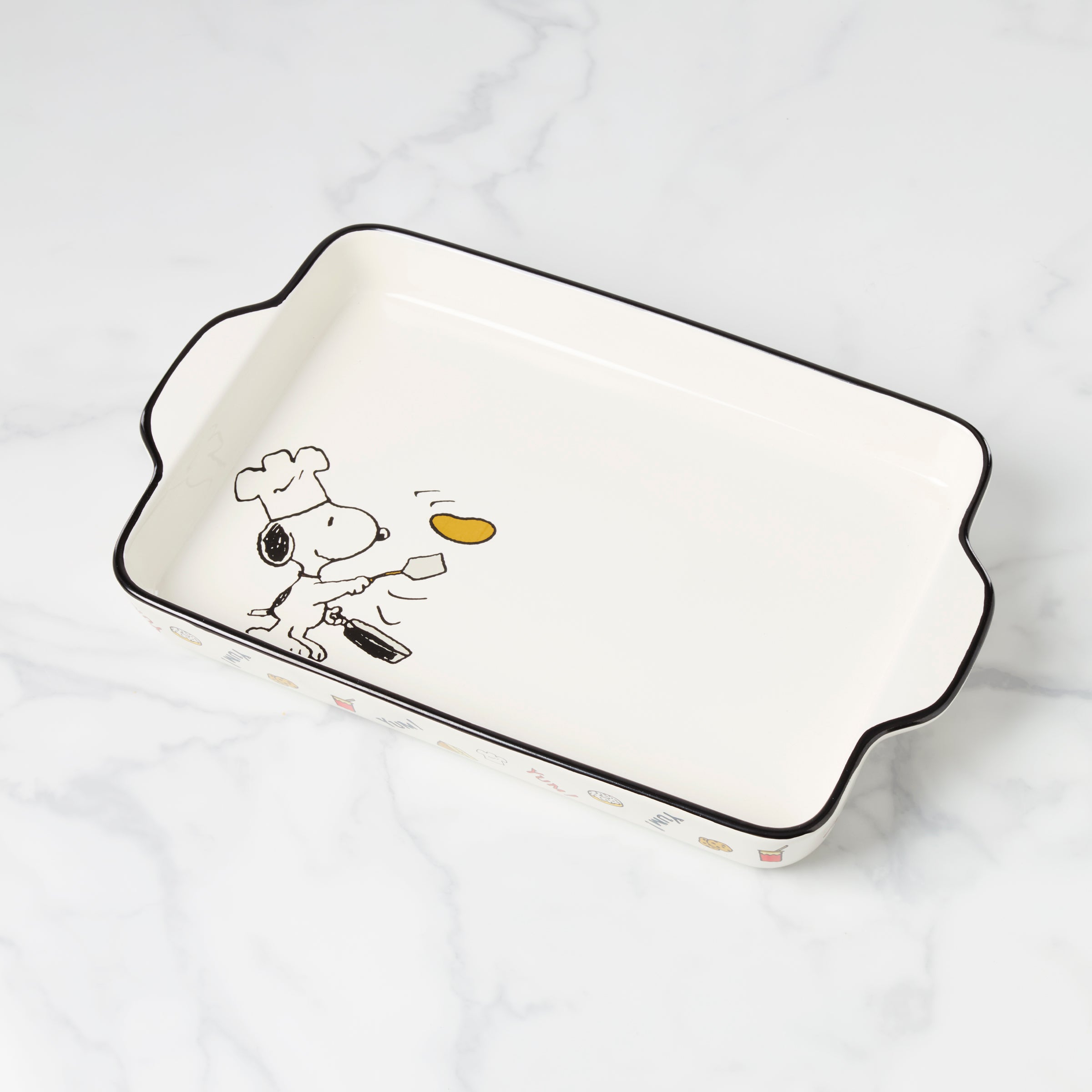 Rectangular Baker with Chef Snoopy Design | Peanuts Kitchenware