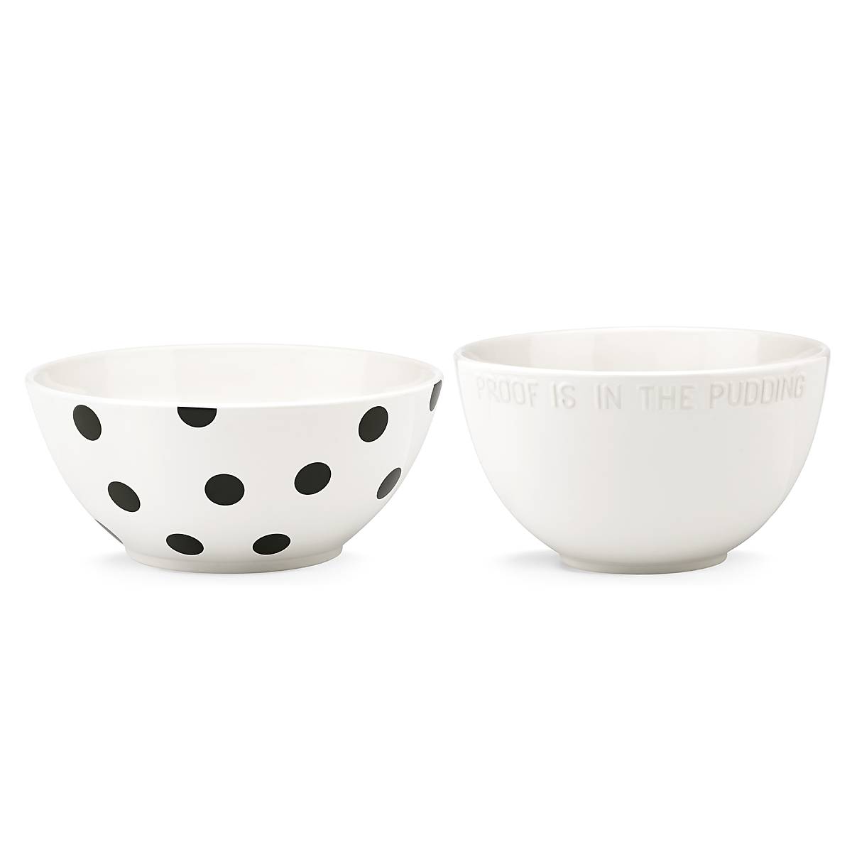 Stainless Steel Mixing Bowl Set with Polka Dot Design | Kate Spade