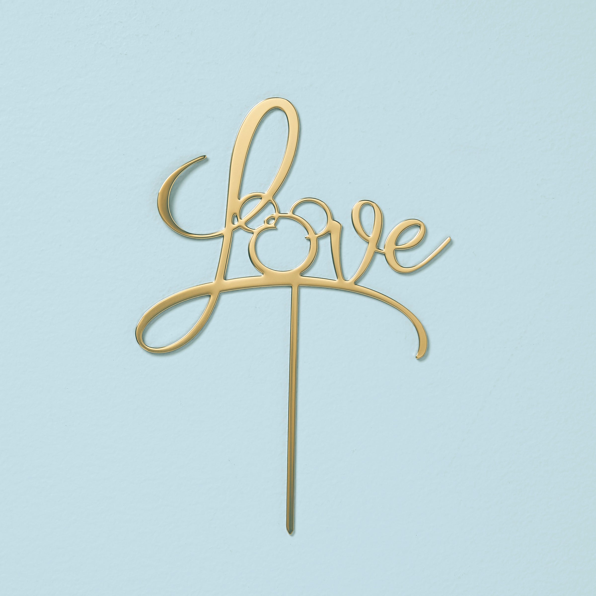 Disney Wedding Cake Topper with Golden Glow | Elegant Bridal Decor