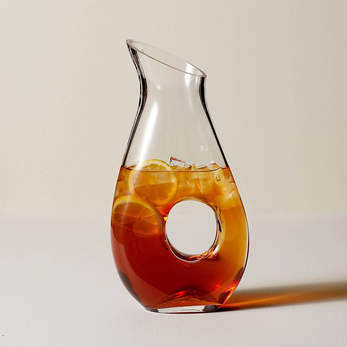 Elegant Pierced Glass Pitcher for Cocktails & Punch | Tuscany Classics