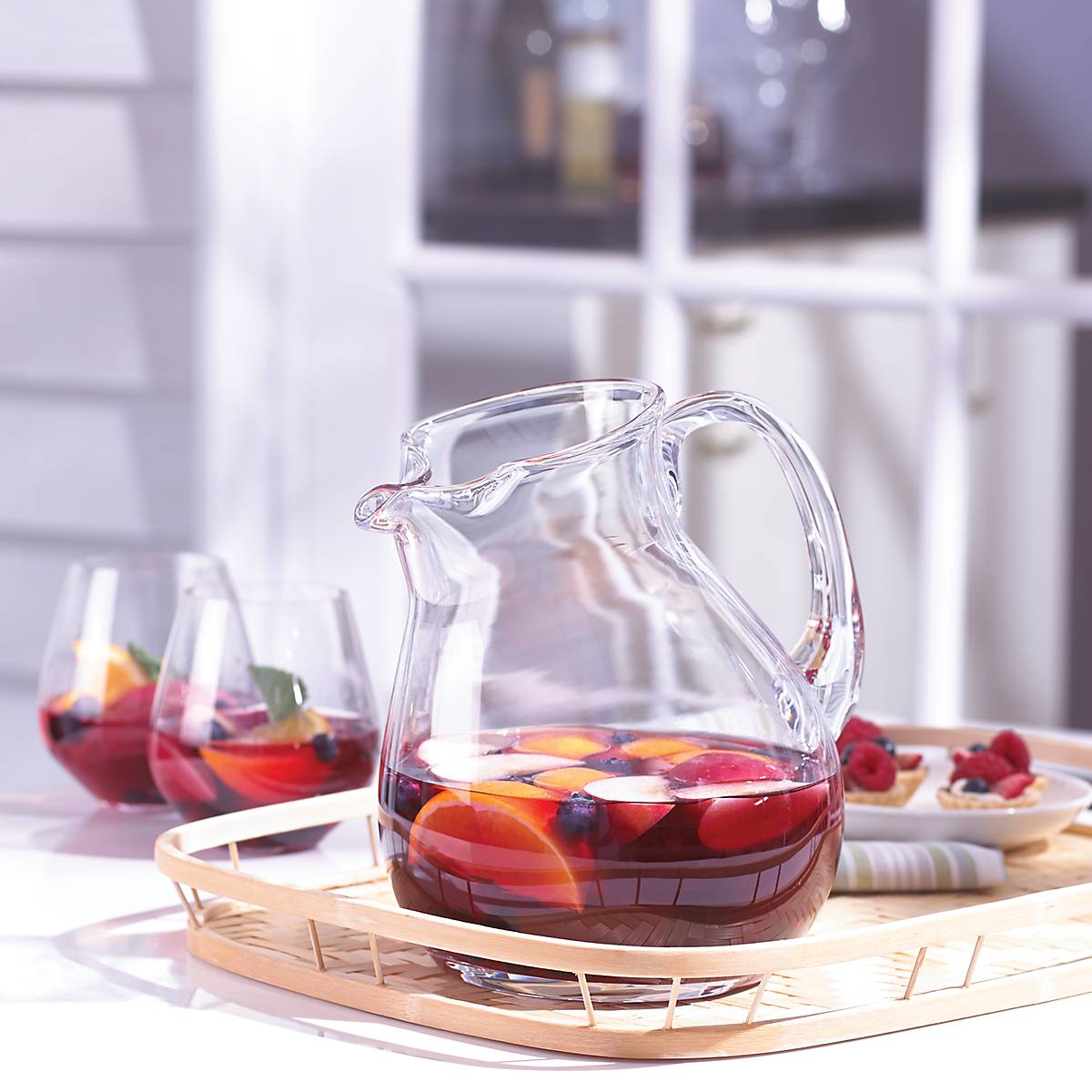 Elegant Glass Party Pitcher for Cocktails & Punch | Tuscany Classics
