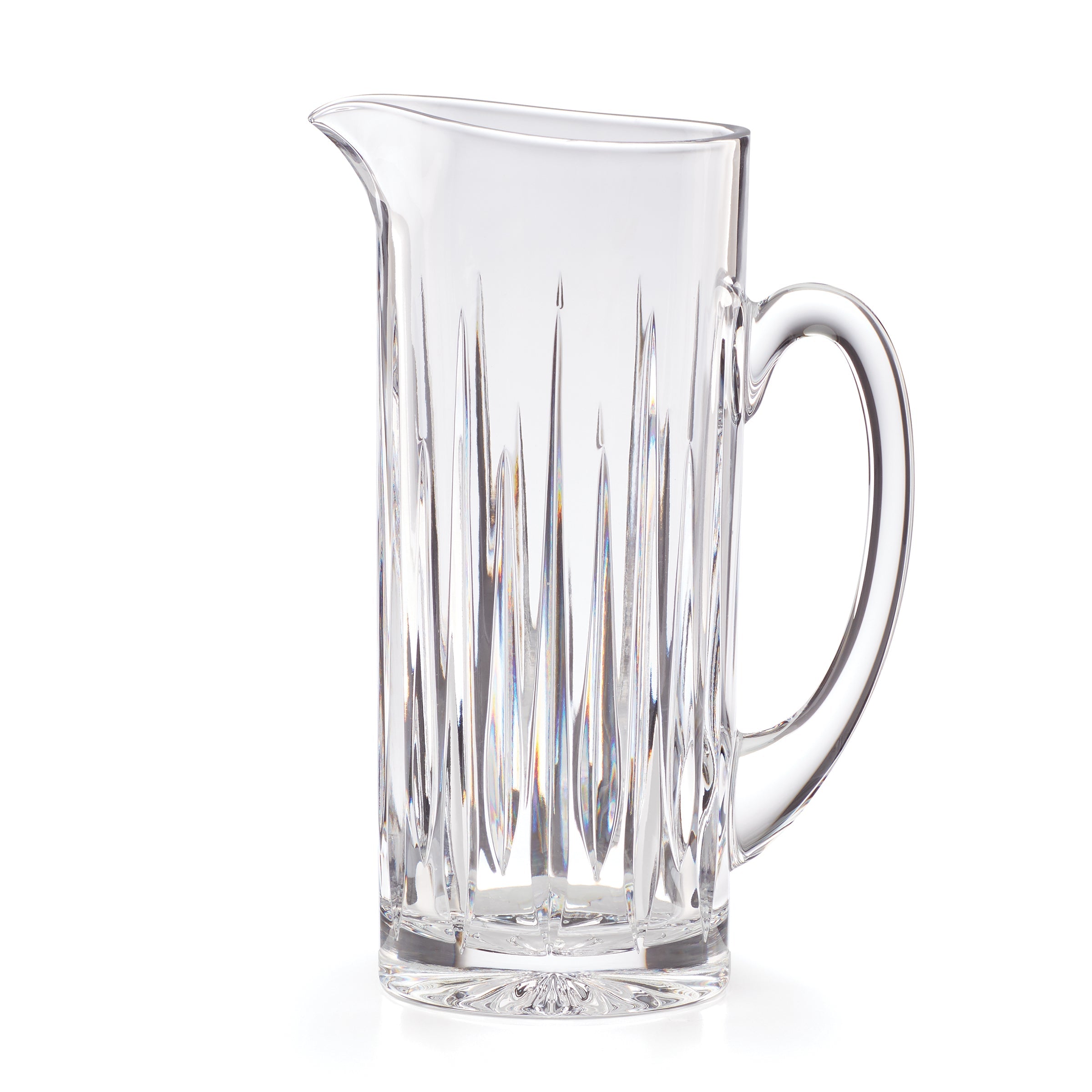 Tall Crystal Bar Pitcher for Cocktails & Entertaining | Soho
