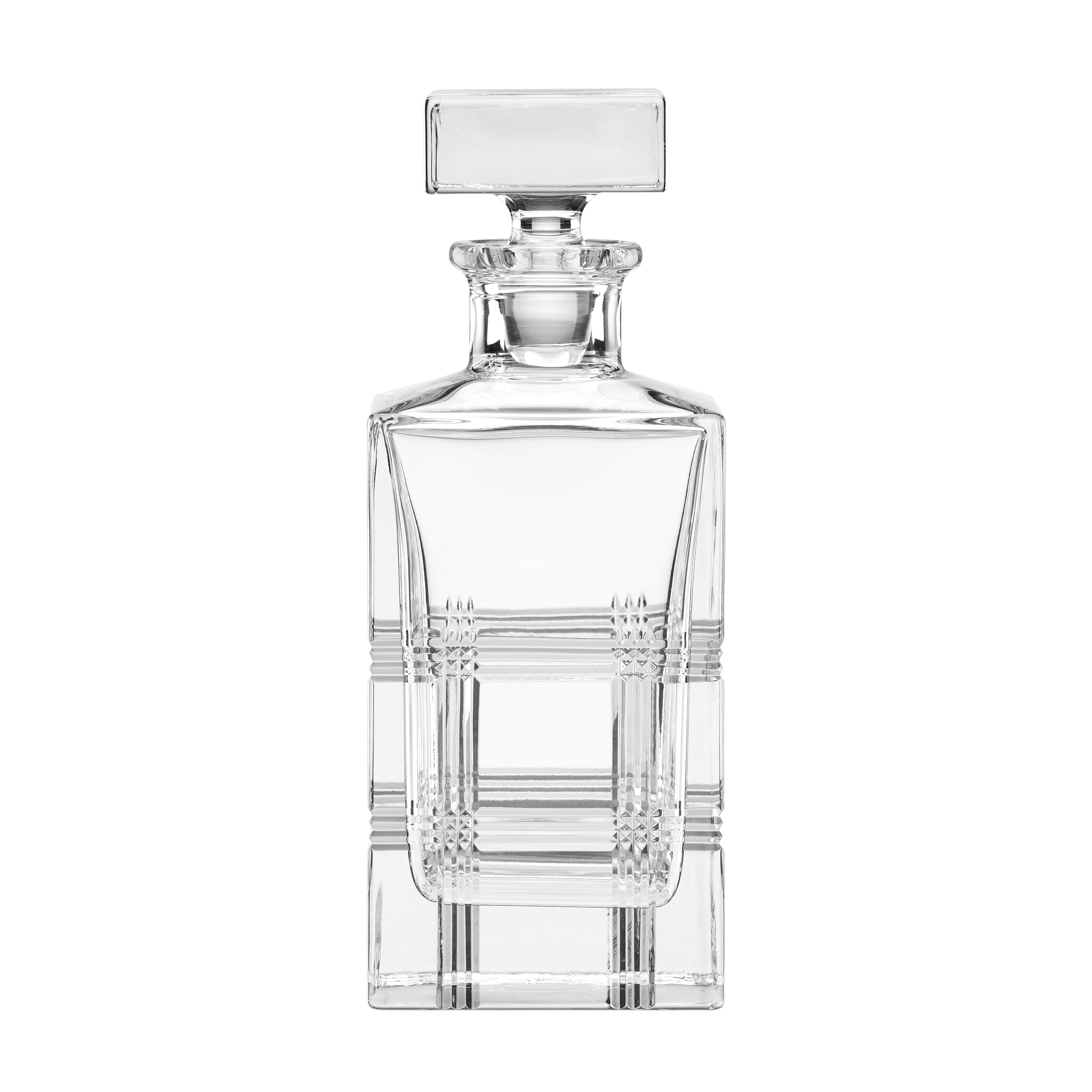 Hand-Cut Crystal Decanter for Whiskey & Barware | Hudson