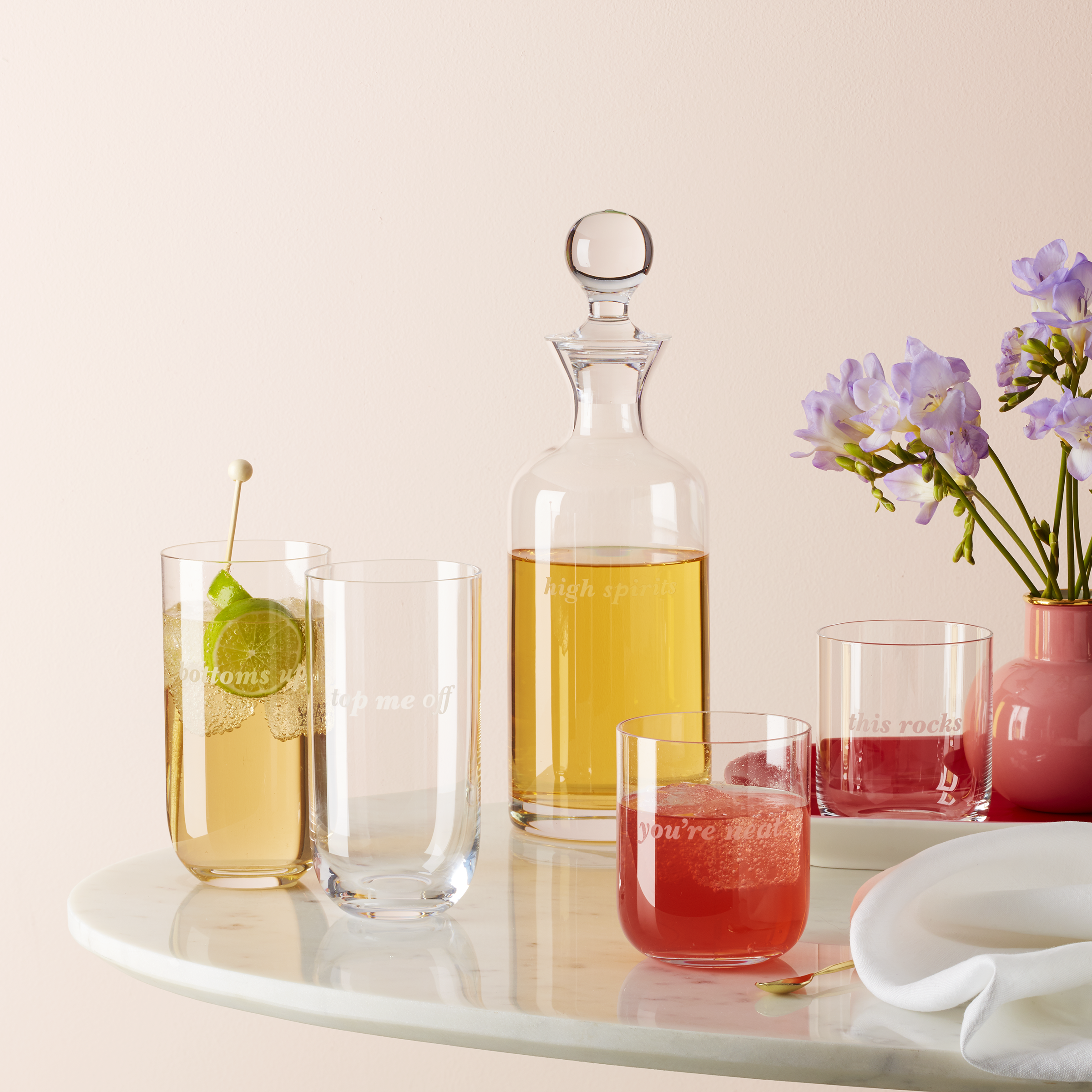 Elegant Glass Decanter for Whiskey & Spirits | High Spirits