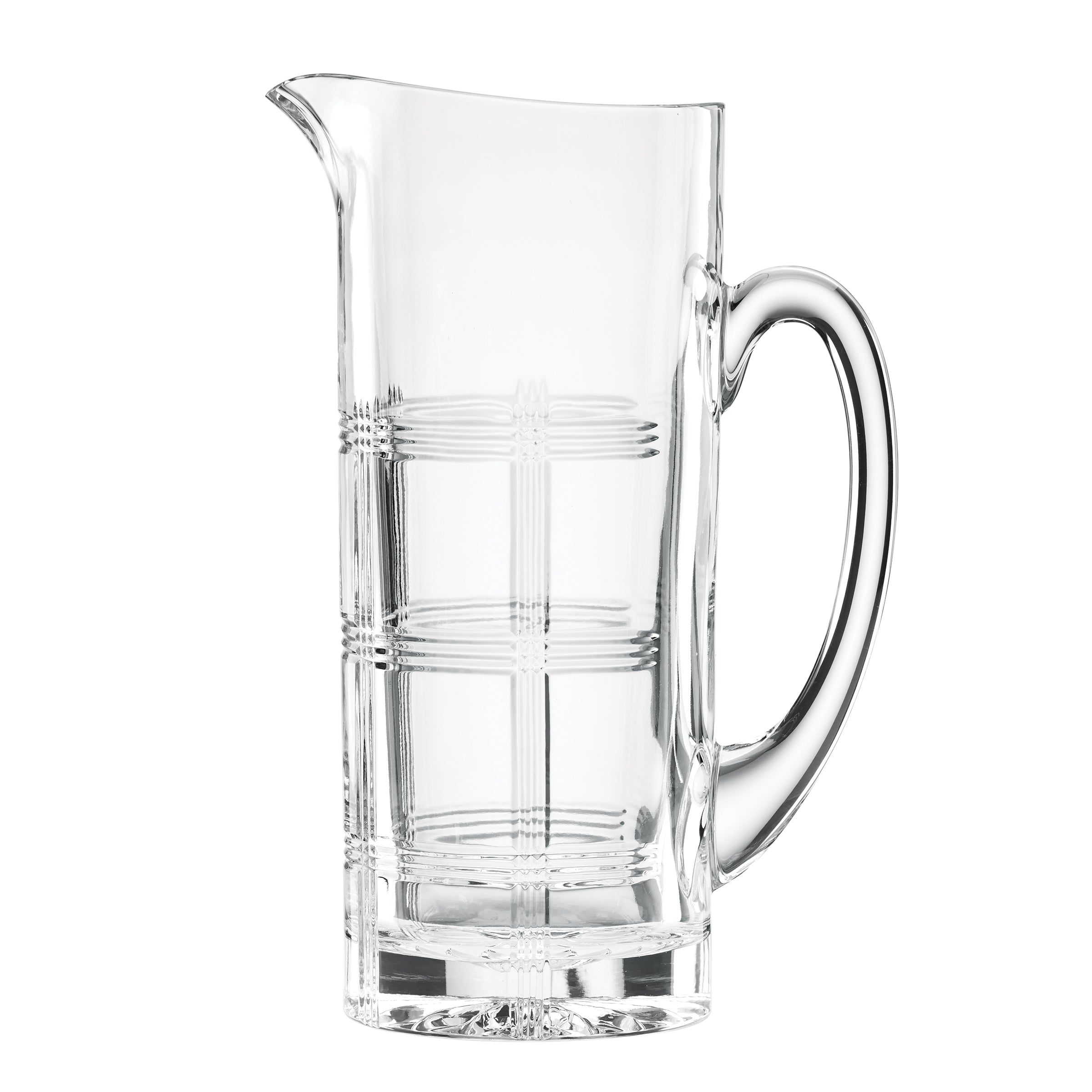 Hand-Cut Crystal Pitcher for Bar & Entertaining | Hudson