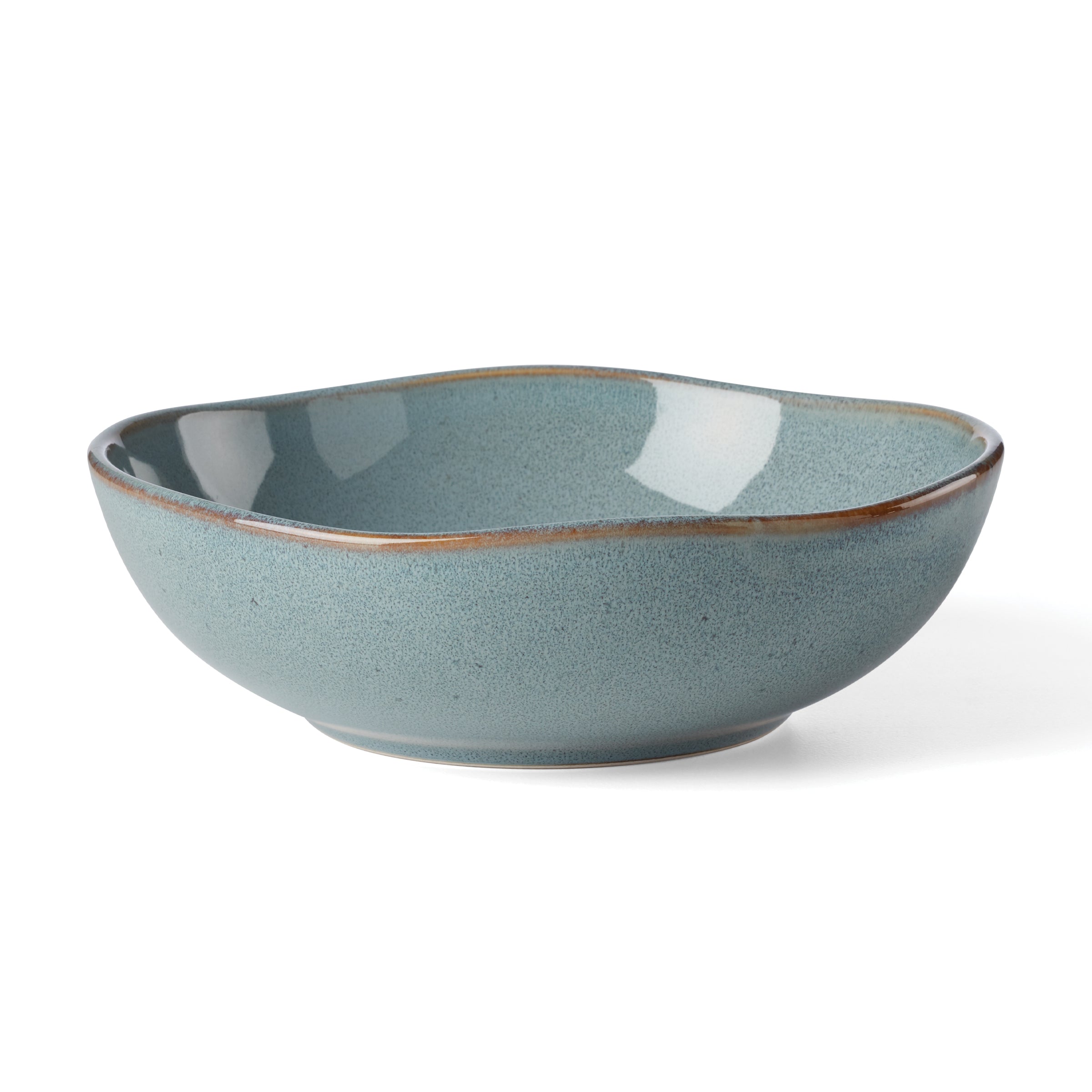 Blue Stoneware Dinnerware Set 12-Piece | Organic Shades